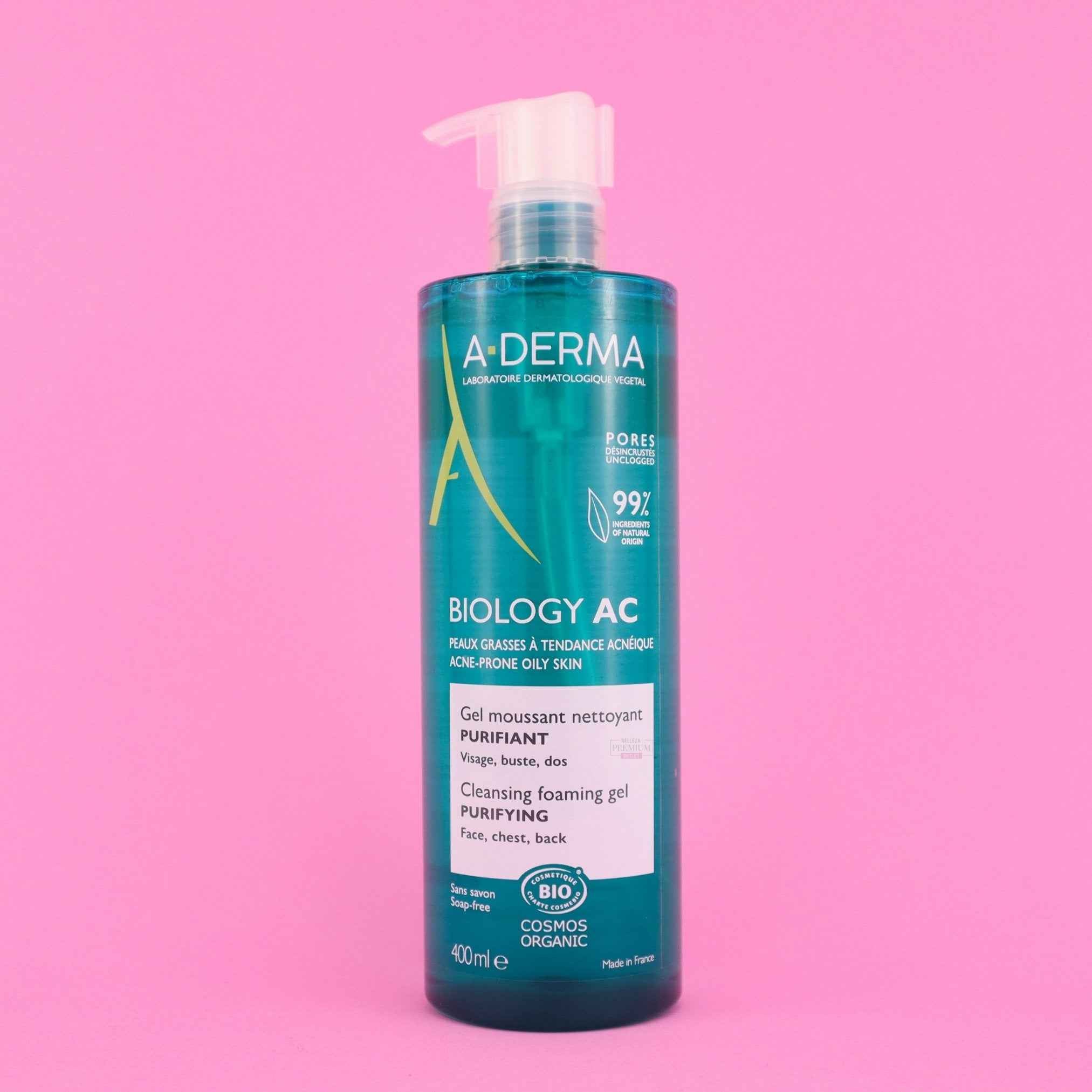 A-Derma Biology AC Cleansing Foaming Gel Purifying 400ml