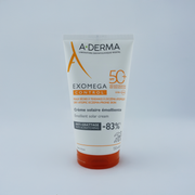 A-Derma Exomega Control Cream SPF50+ 150ml – Protección Solar y Cuidado Antipicor para Piel Atópica