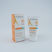A-Derma Protect AC Mat Fluide SPF50+ 40ml – Protección Solar Alta con Efecto Antibrillos para Piel Grasa y con Acné