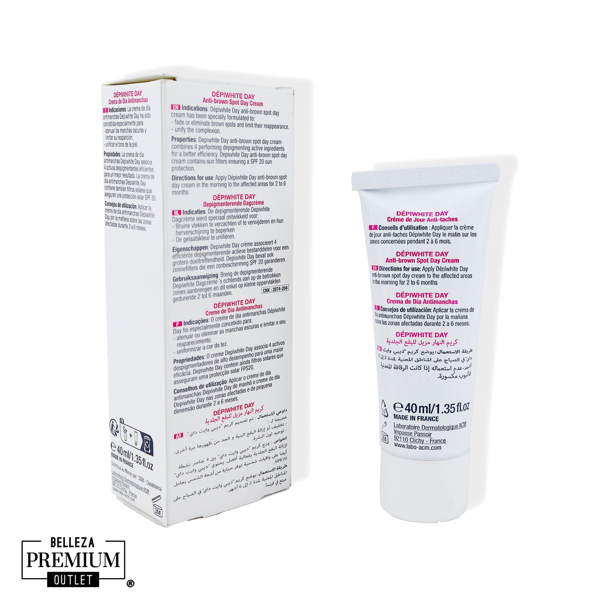 ACM Dépiwhite Day Anti-Brown Spot Day Cream SPF20 – Poder Antimanchas e Hidratación Diaria