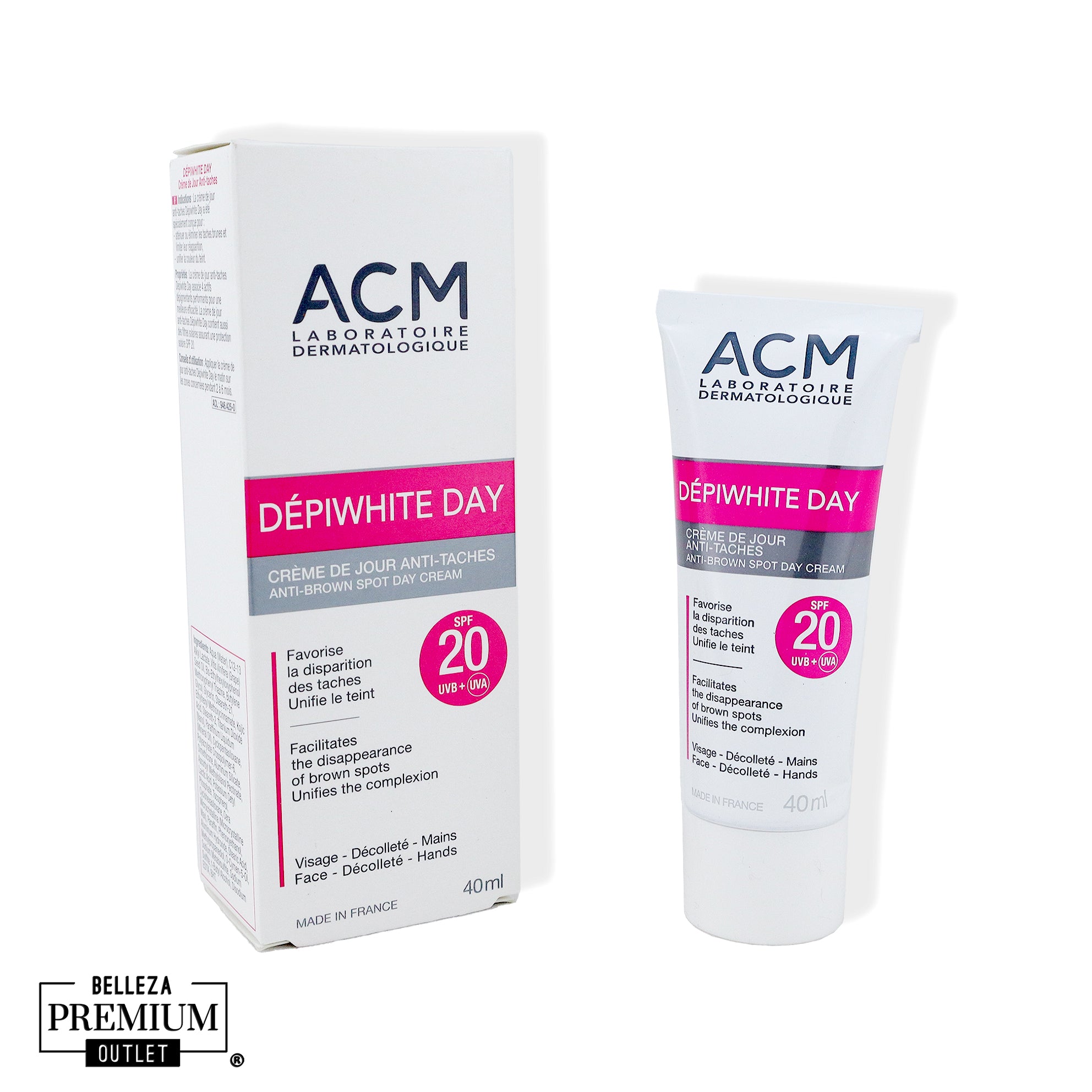 ACM Dépiwhite Day Anti-Brown Spot Day Cream SPF20 – Poder Antimanchas e Hidratación Diaria