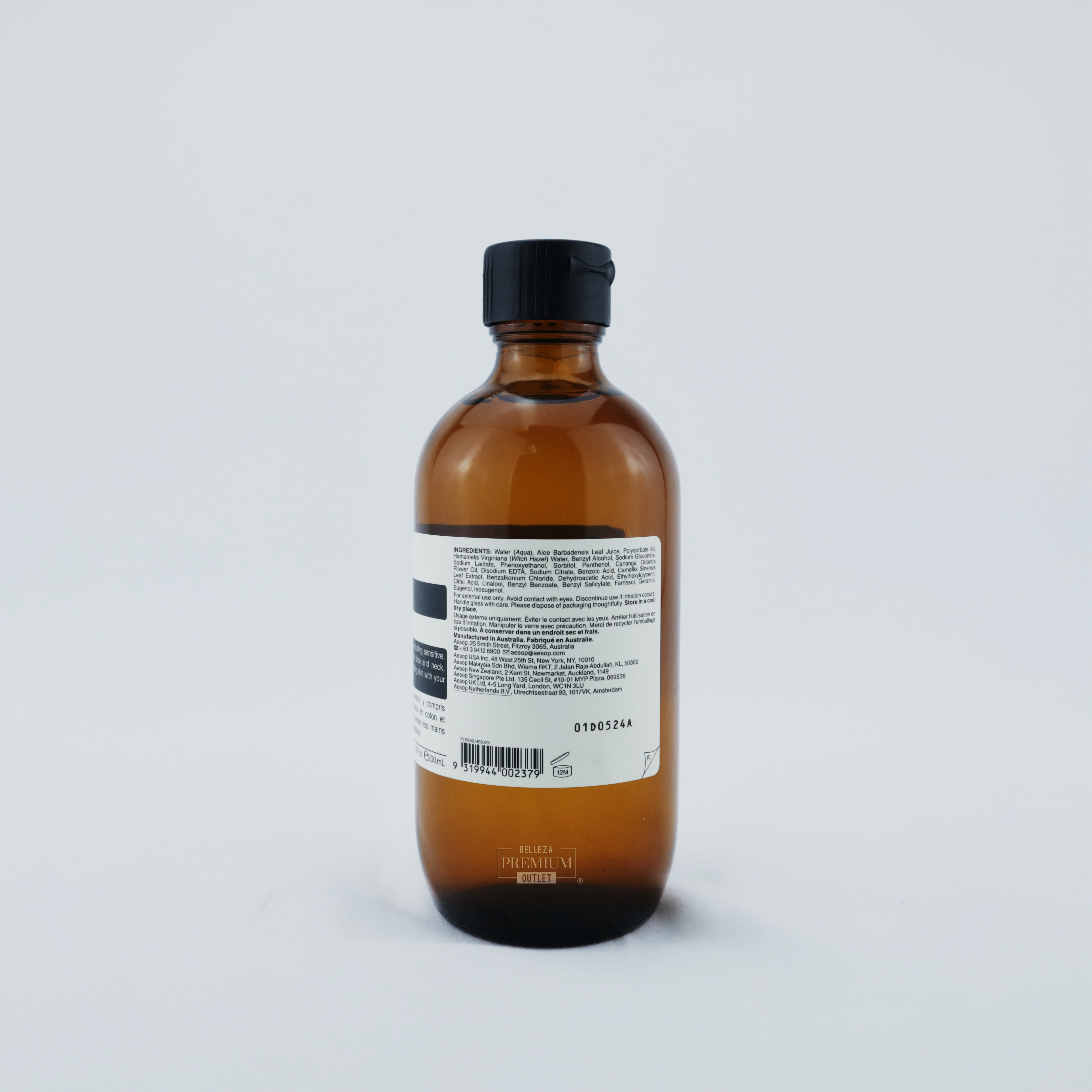 AESOP Balancing Toner B & Tea 200ml – Equilibrio Botánico en Formato Generoso
