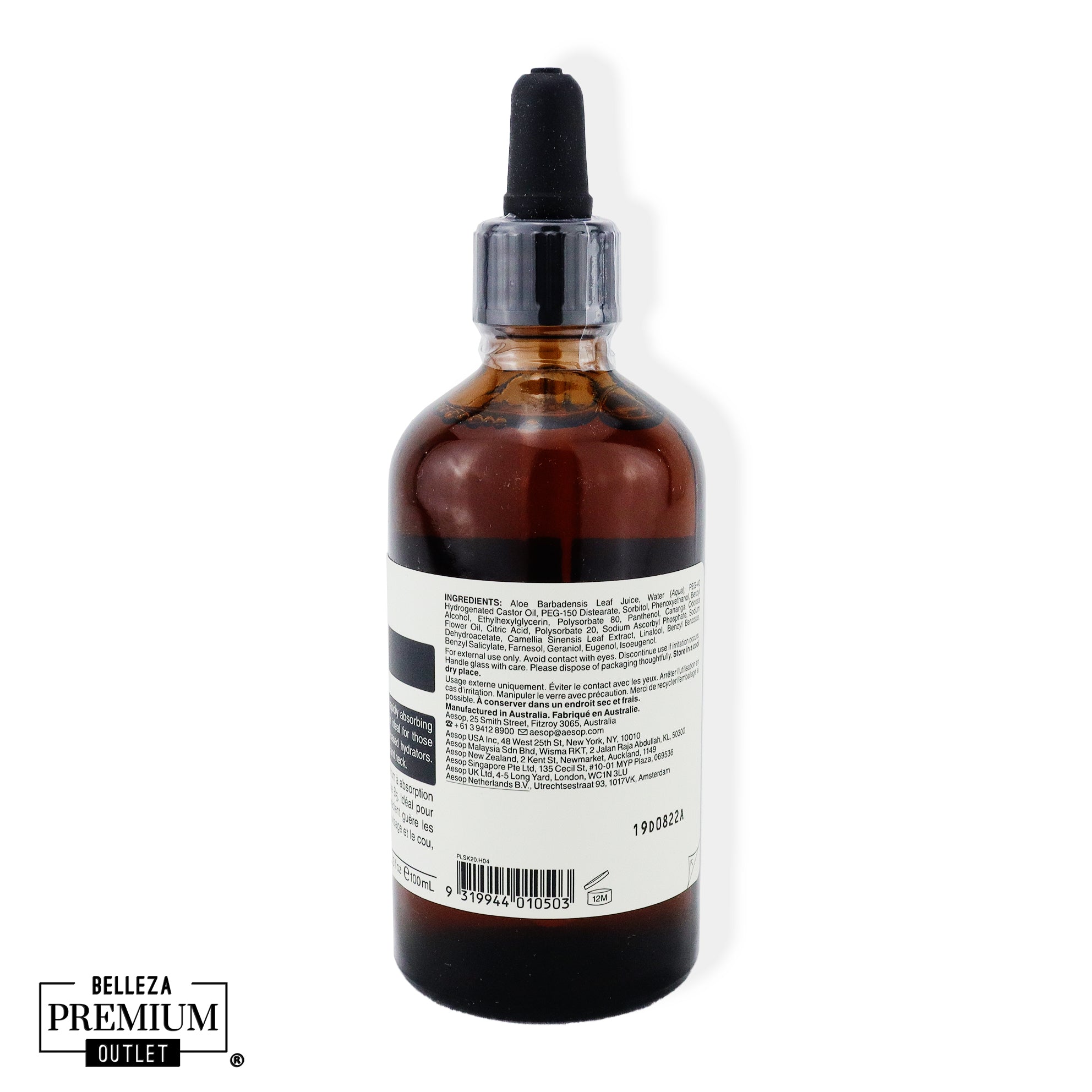 AESOP Facial Hydrating Serum 100ml Lightweight – Hidratación Ligera y Duradera para el Rostro