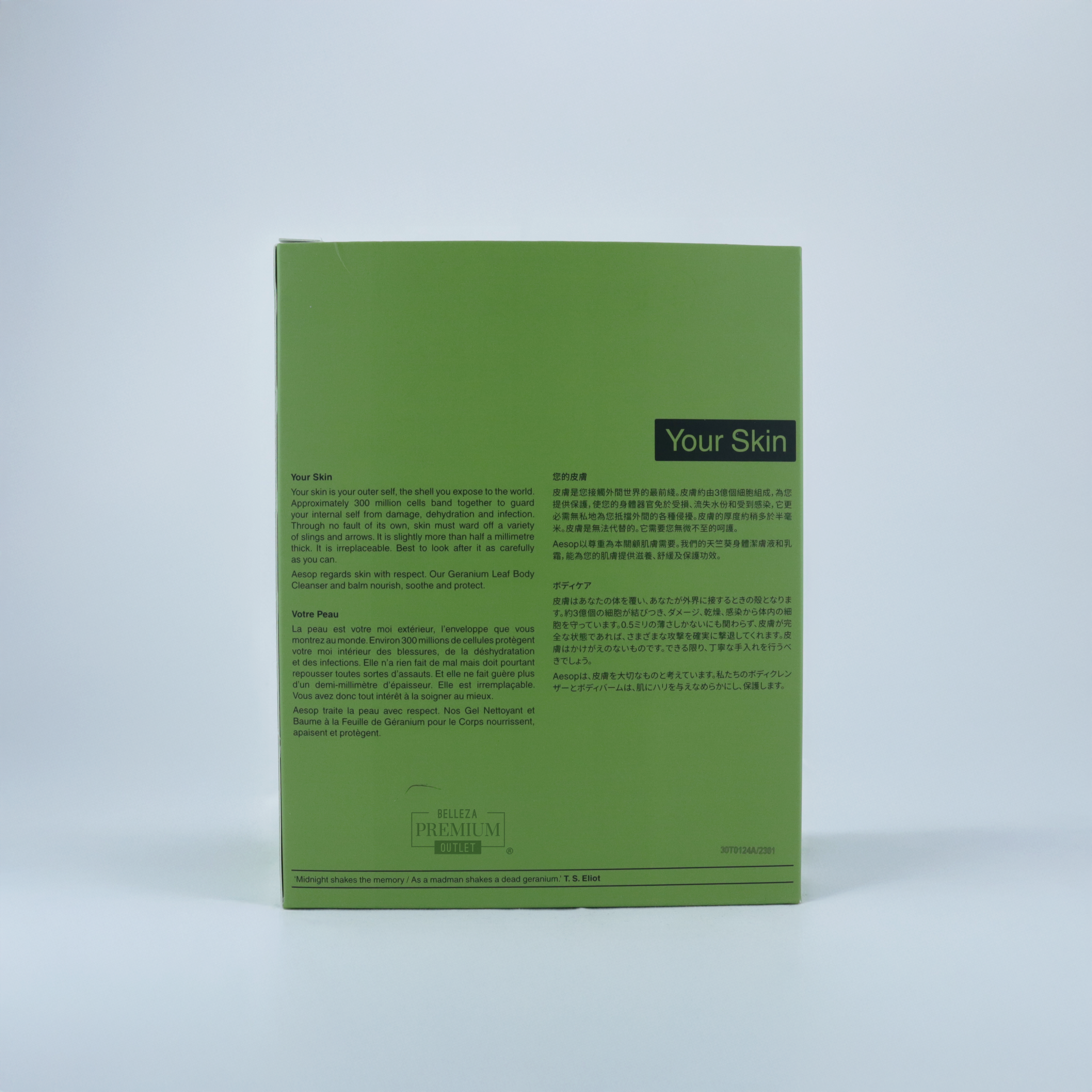 AESOP Geranium Leaf Duet 2x500ml – Cuidado Corporal en Perfecta Armonía