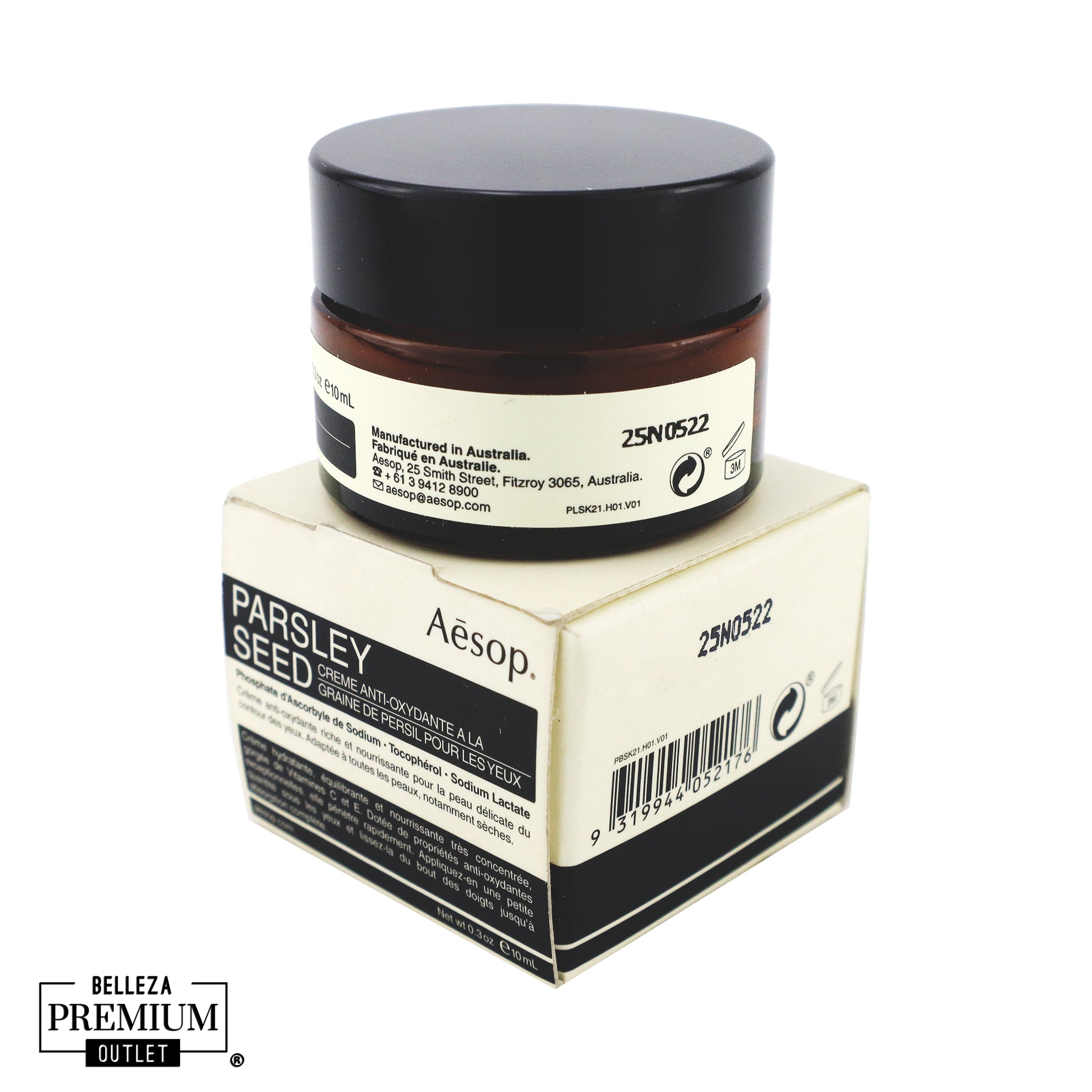 AESOP Parsley Seed Anti-Oxidant Eye Cream 0.33 oz – Hidratación y Protección Antioxidante para el Contorno de Ojos
