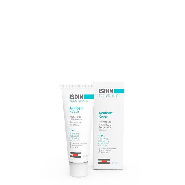 ISDIN Acniben Repair Gel-Crema Hidratante – Cuidado Facial para Piel Propensa al Acné