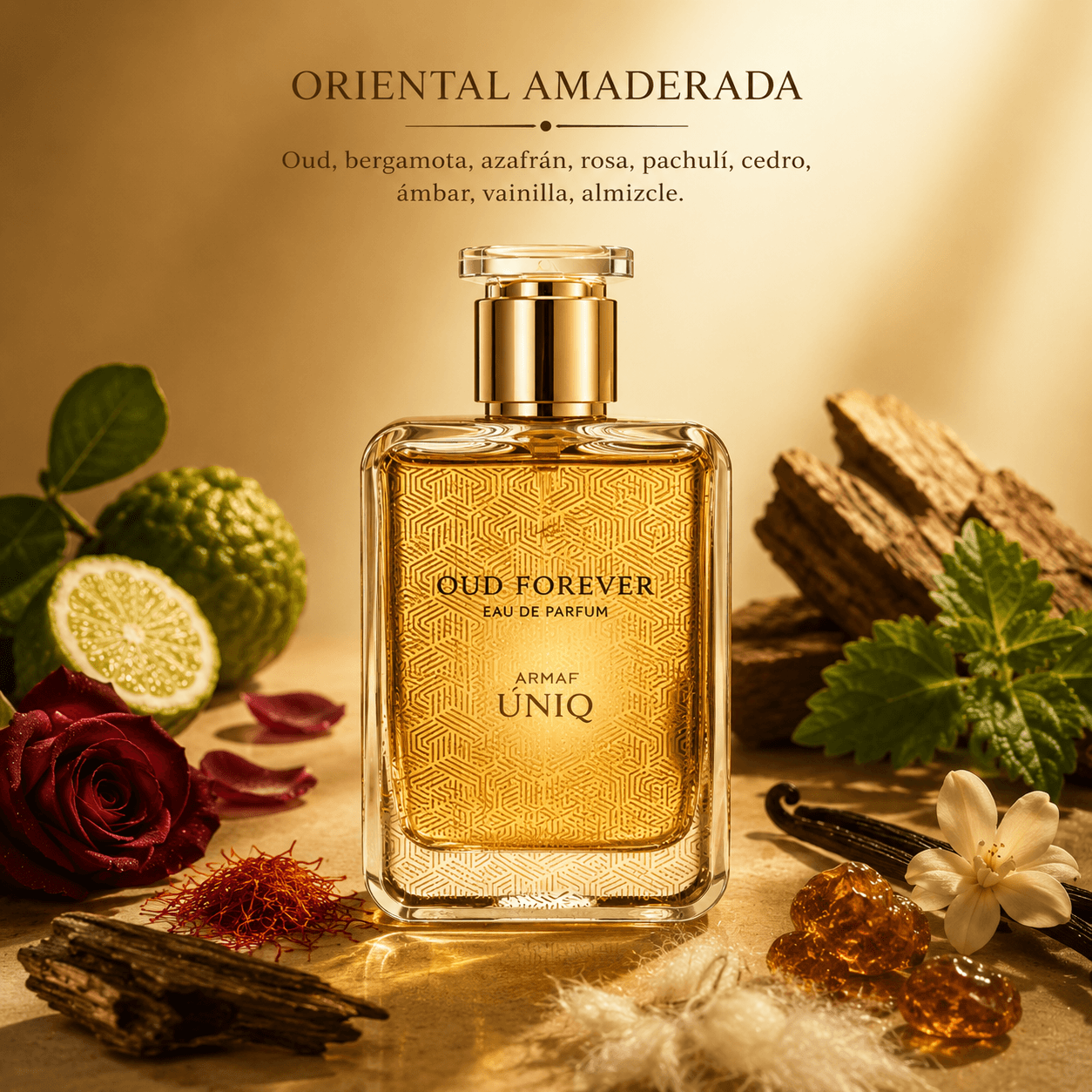 ARMAF UNIQ  OUD FOREVER 100ml-Fragancia Unisex Amaderada