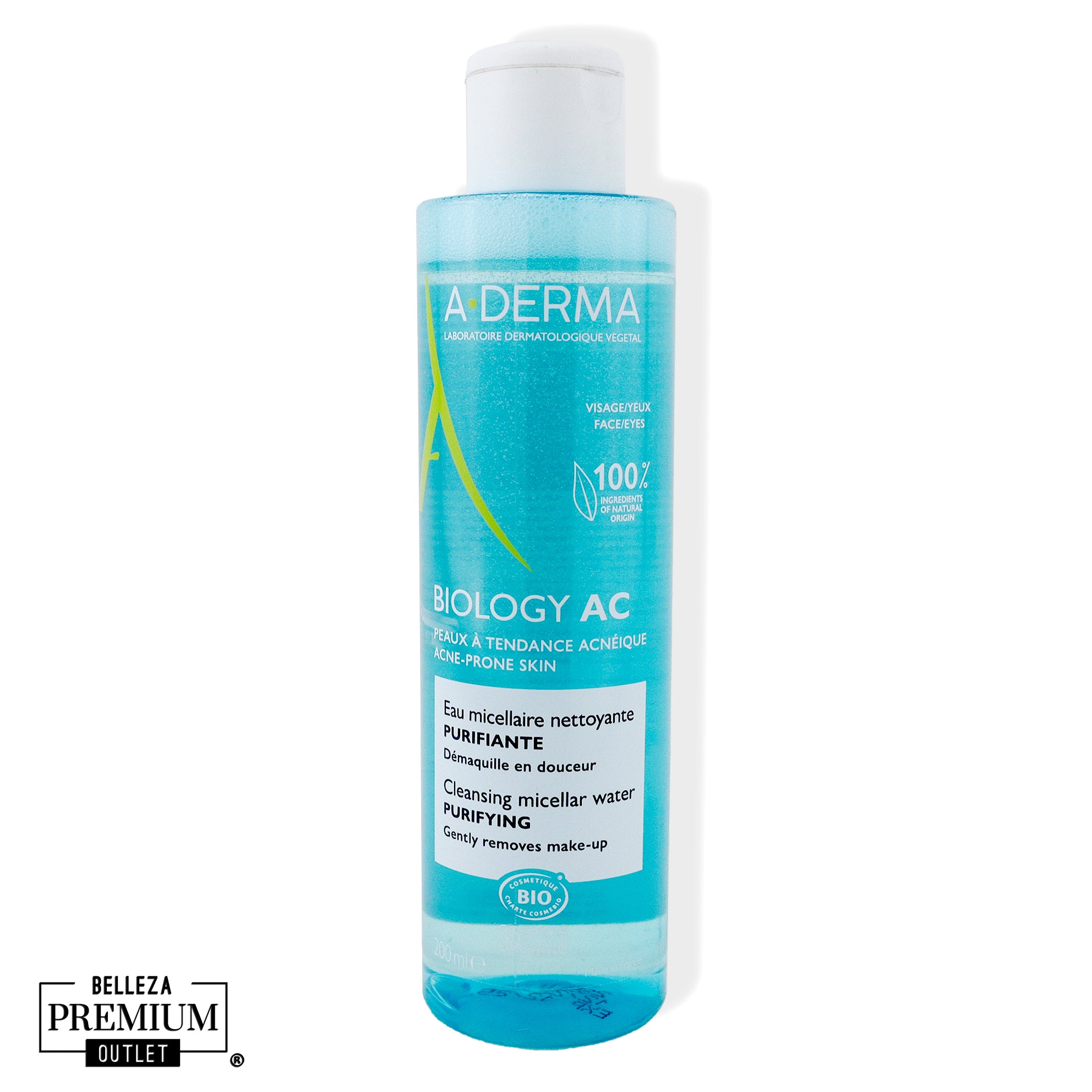 Aderma BIOLOGY AC Zuiverend Micellair Reinigingswater – Limpieza Profunda y Suave para Piel Propensa a Imperfecciones