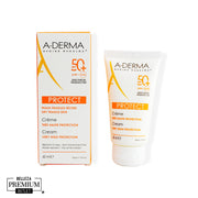 A-Derma Protect Crema Sin Perfume SPF50+ 40ml – Protección solar facial para piel sensible