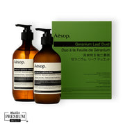 Aesop Geranium Leaf Duet 2x500ml Skincare – Limpieza y cuidado refrescante para todo tipo de piel