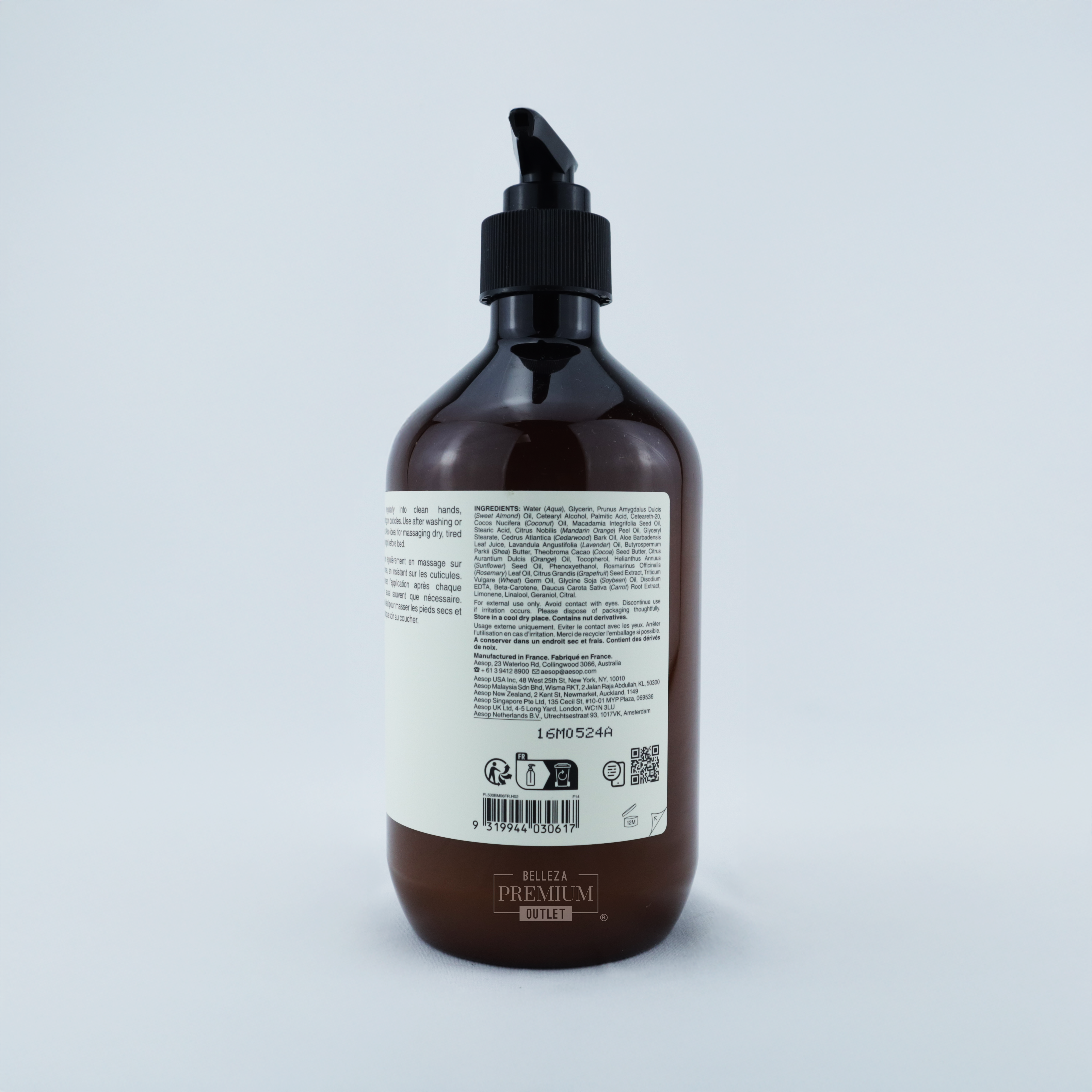 Aesop Resurrection Aromatique Hand Balm – Hidratación Sofisticada para Manos Exigentes