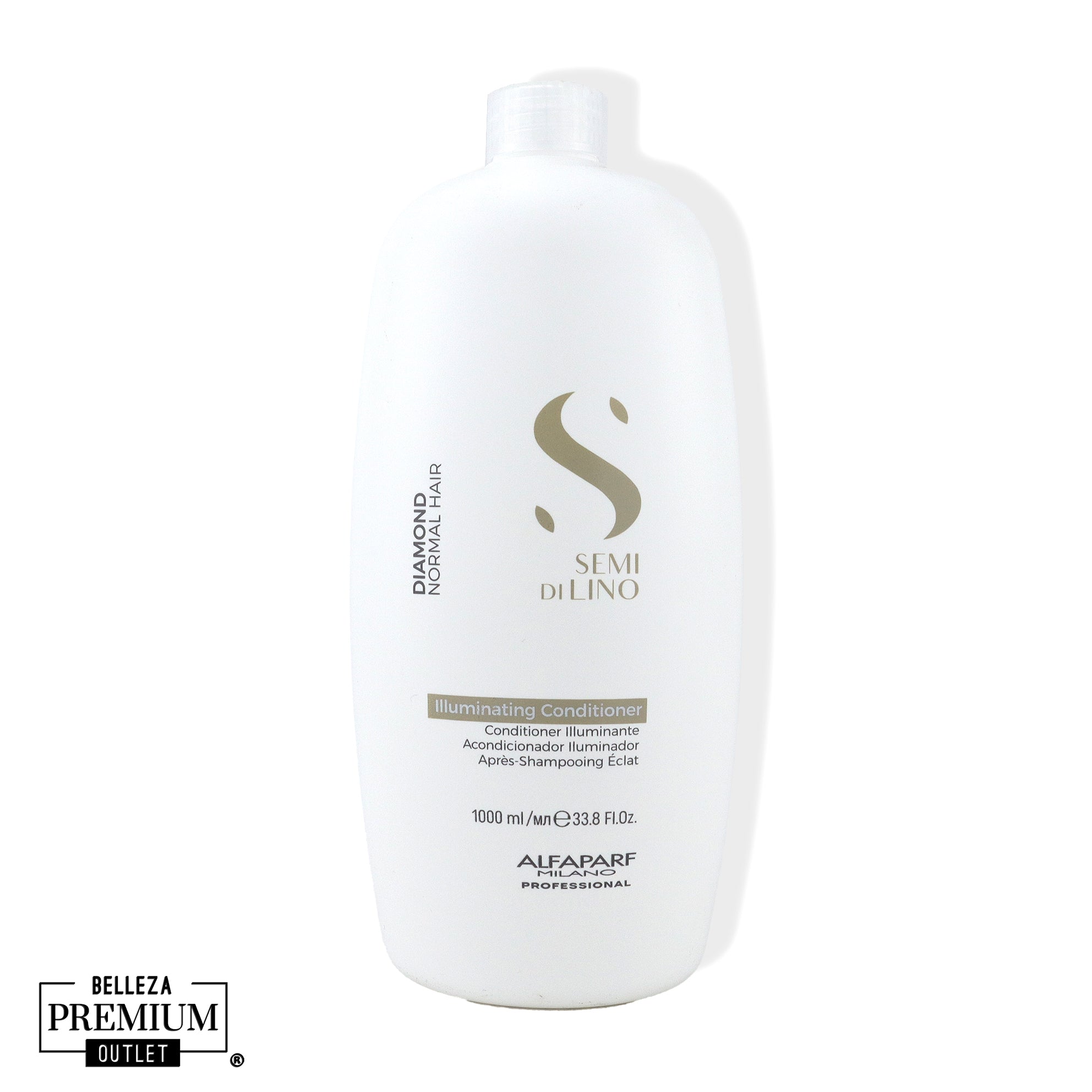 Alfaparf Milano Semi Di Lino Diamond Illuminating Low Shampoo 1000ml – Limpieza Suave y Brillo Radiante para el Cabello