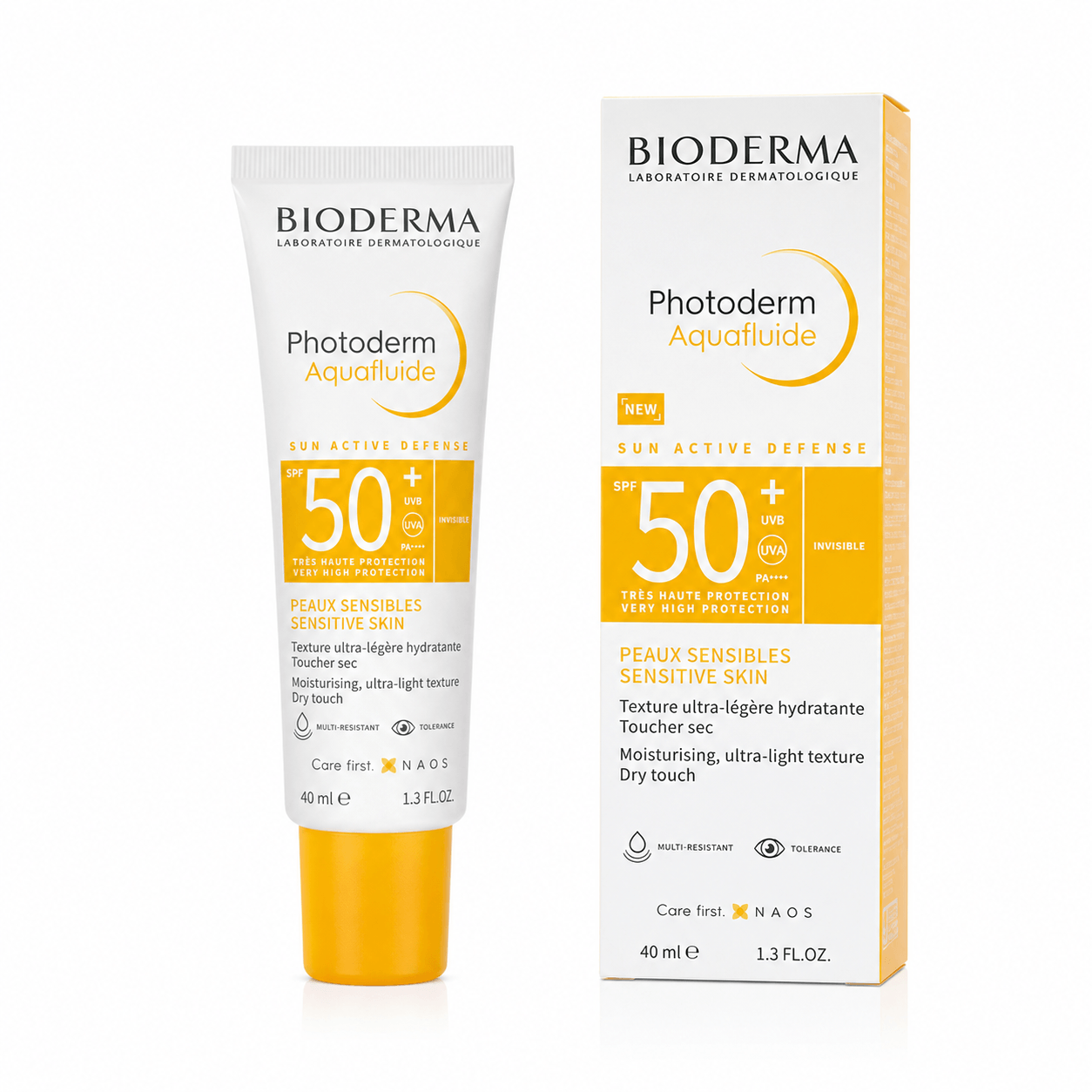 Bioderma Photoderm Aquafluide SPF50+ 40ml – Protección Solar Ultraligera y Toque Seco