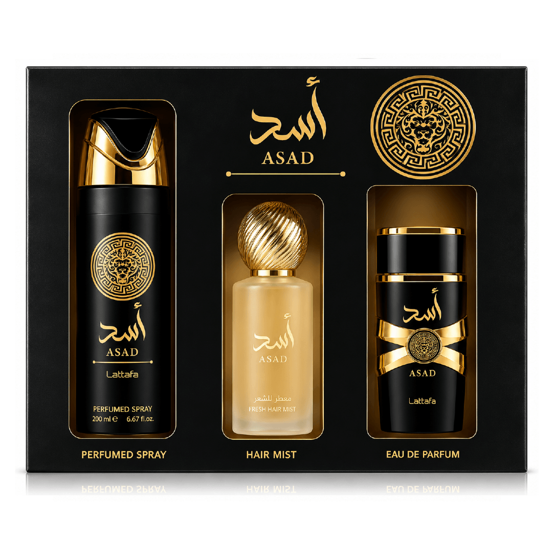 Lattafa Asad Gift Set 3 Piezas