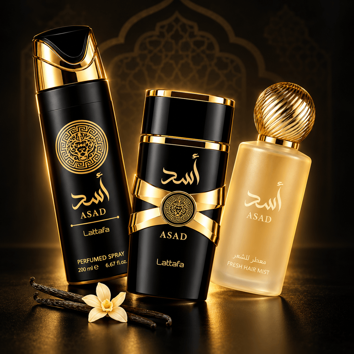 Lattafa Asad Gift Set 3 Piezas