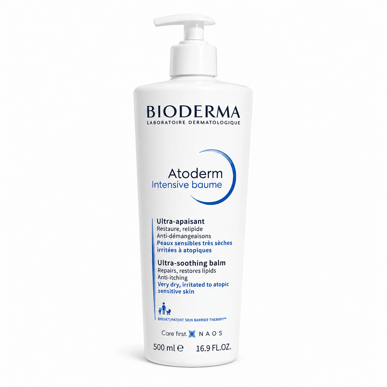 Bioderma Atoderm Intensive Baume 500ml –Crema Familiar para pieles secas a atópicas