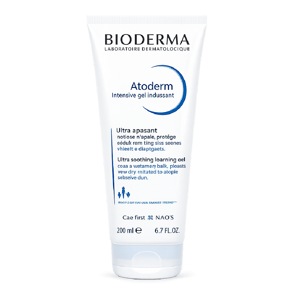 Bioderma Atoderm Intensive Gel Moussant 200ml_Gel Limpiador Piel seca y sensible