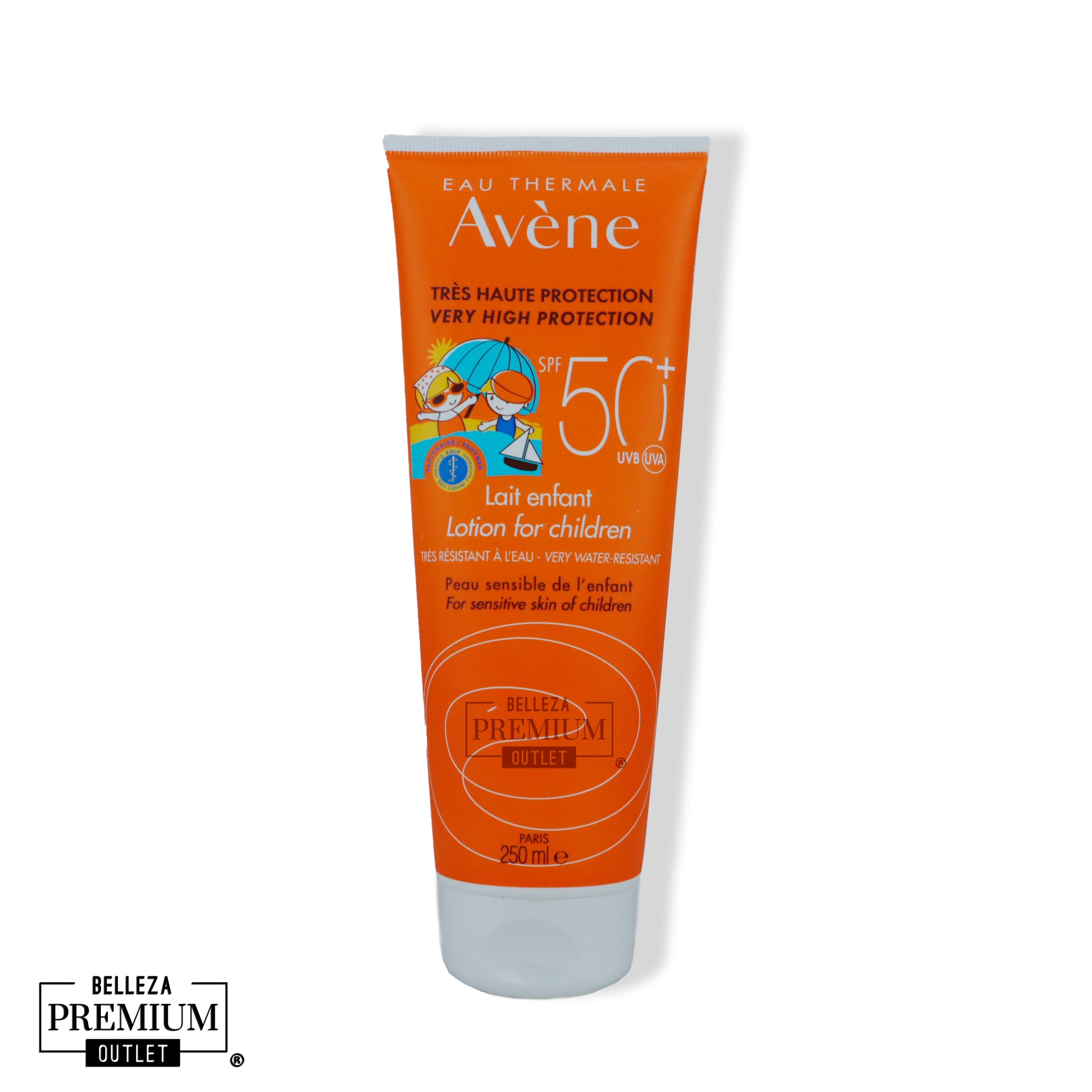 Avène Leche Solar para Niños SPF 50+ 250 ml – Protección solar muy alta para pieles sensibles infantiles