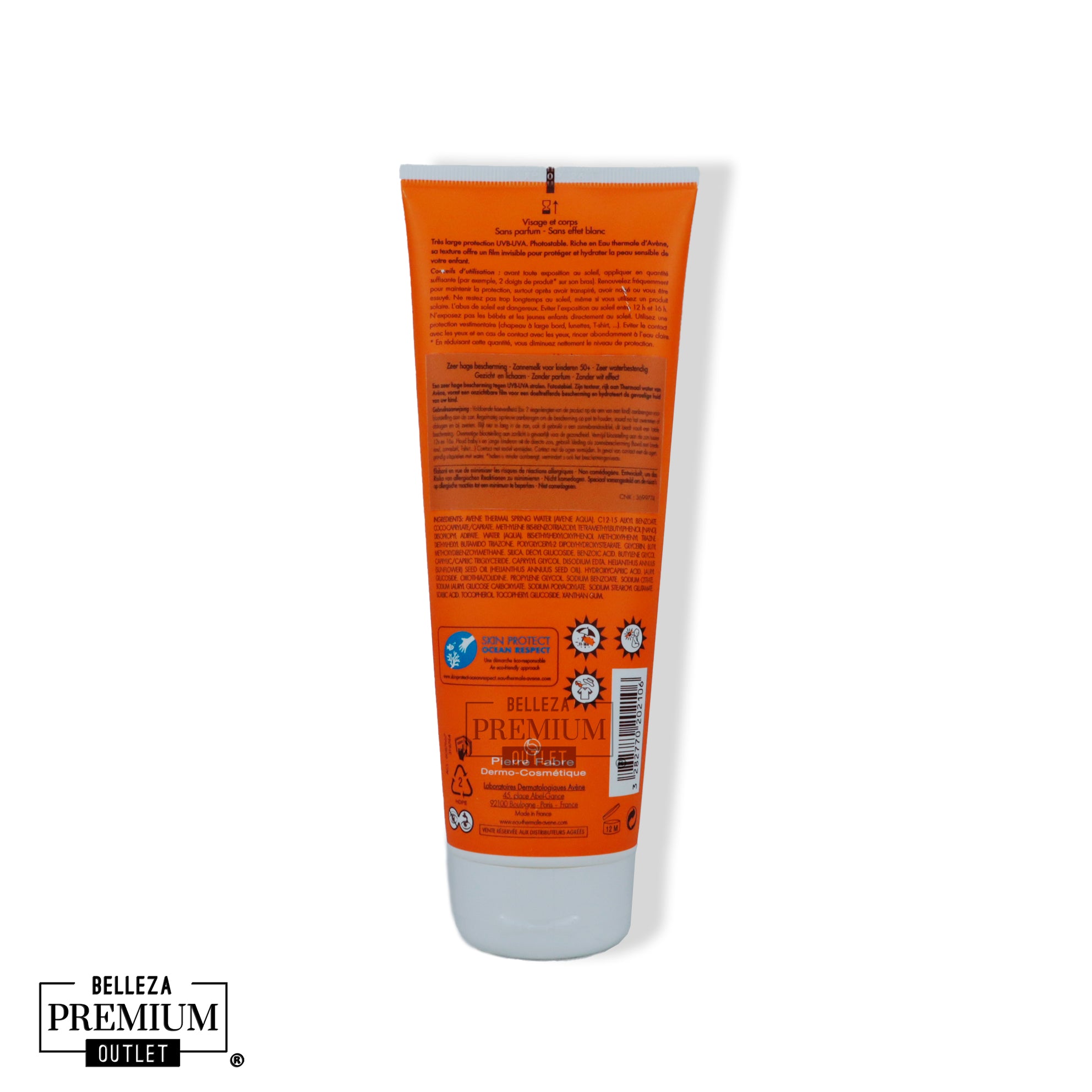 Avène Leche Solar para Niños SPF 50+ 250 ml – Protección solar muy alta para pieles sensibles infantiles