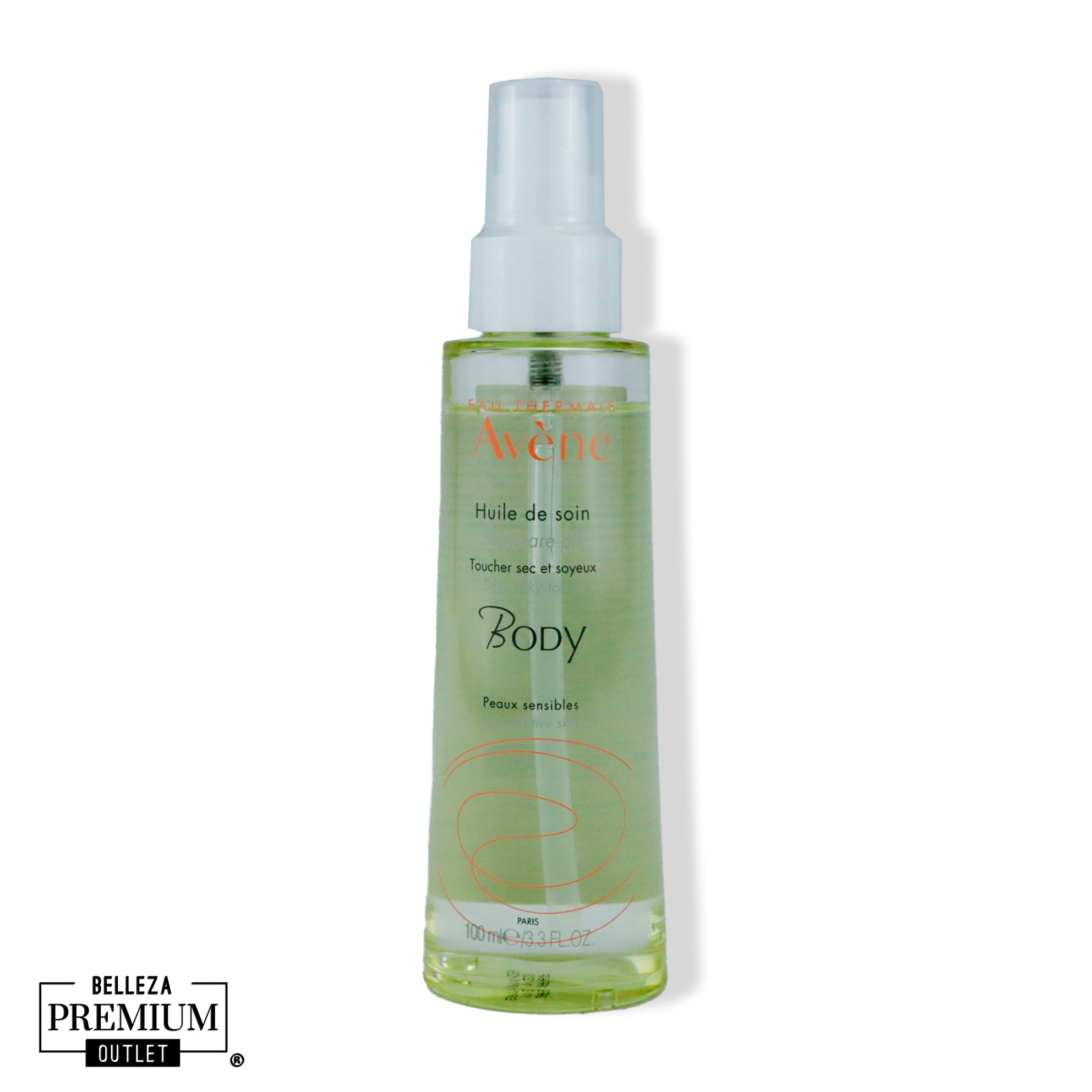 Avene BODY Huile de Soin 100ml: El innovador aceite que no deja piel grasa para una hidratación profunda.