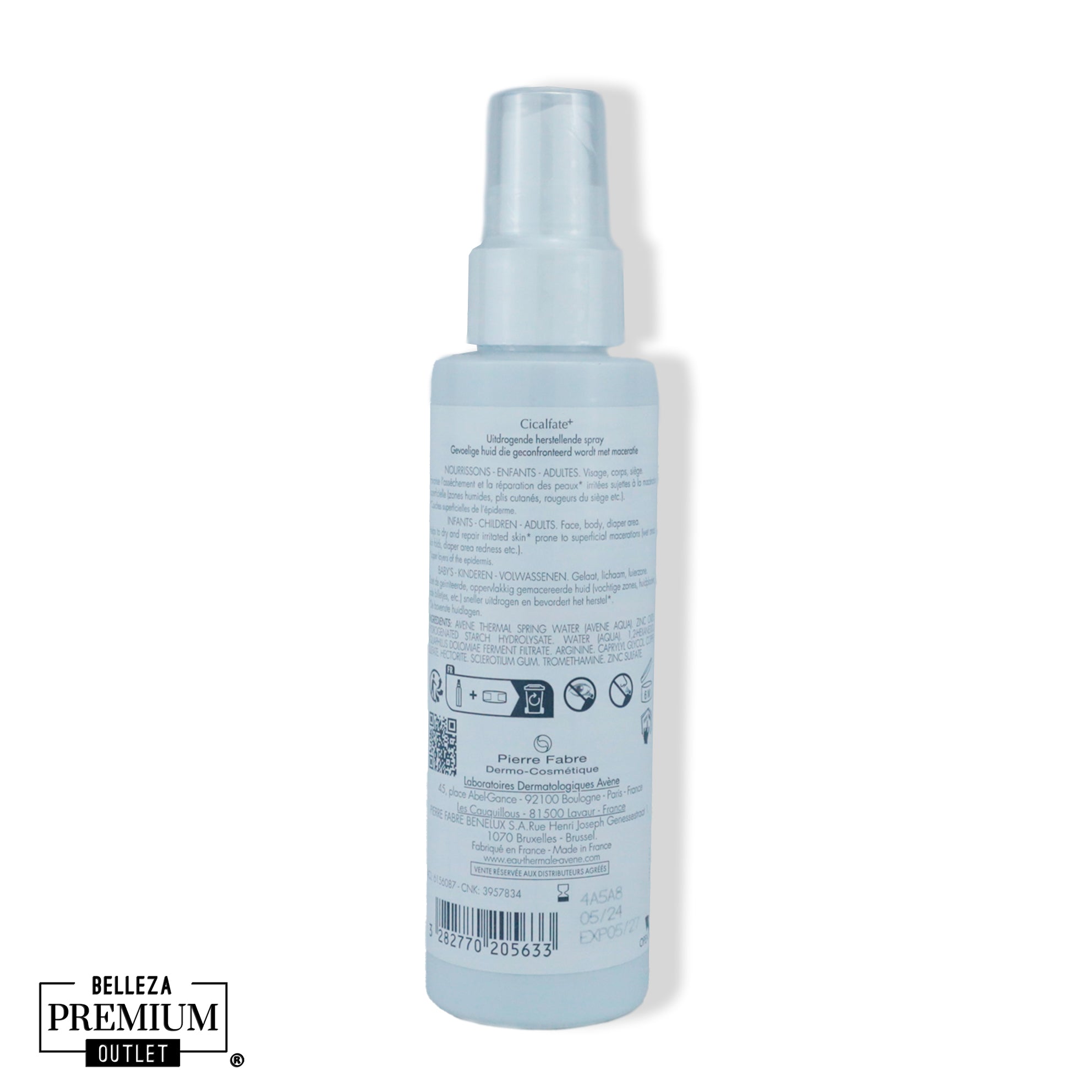 Avène Cicalfate+ Spray Secante Reparador 100 ml – Cuidado intensivo para pieles irritadas y húmedas