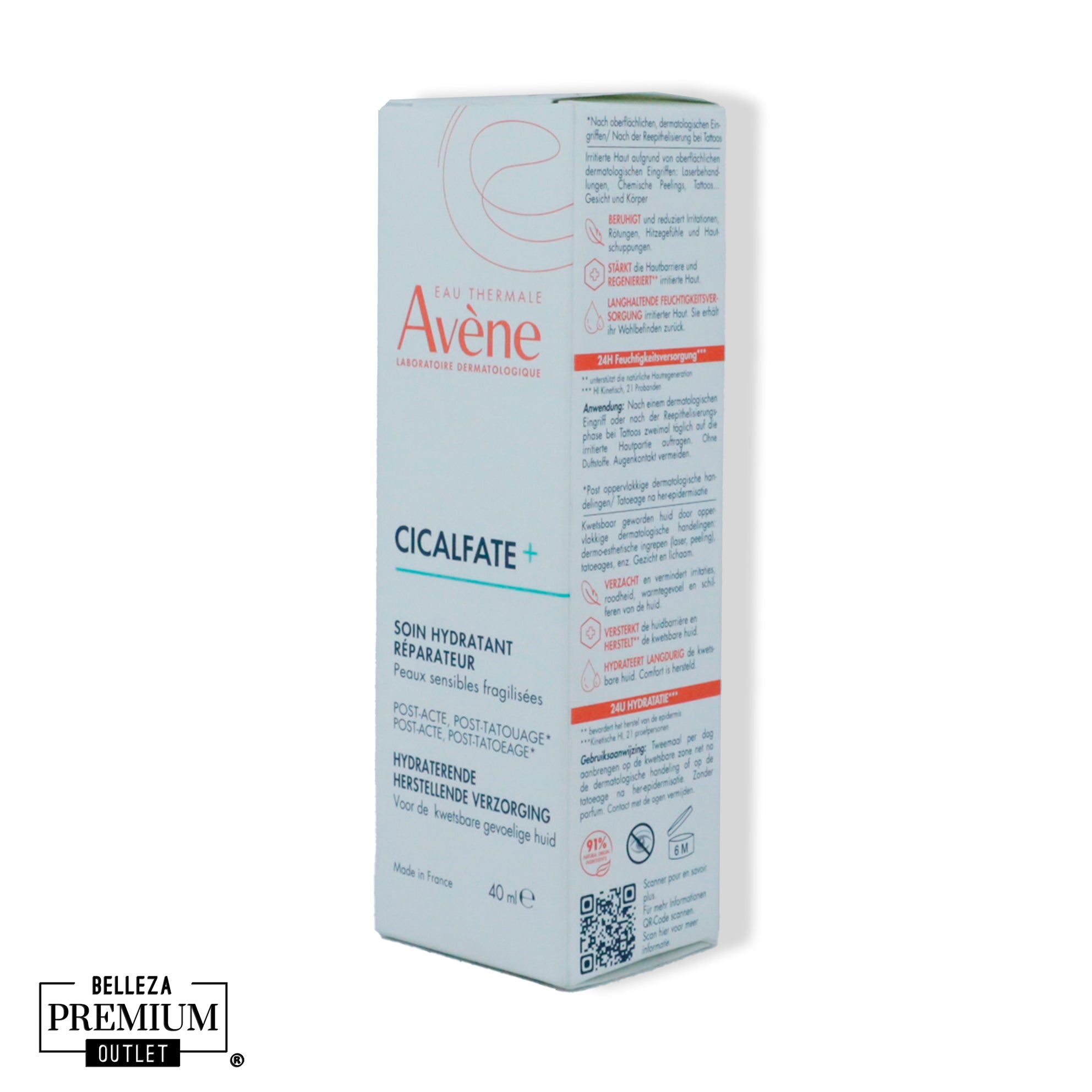 Avene Cicalfate+ Soin Hydratant Réparateur 40ml – La Solución Hidratante y Reparadora que Tu Piel Merece