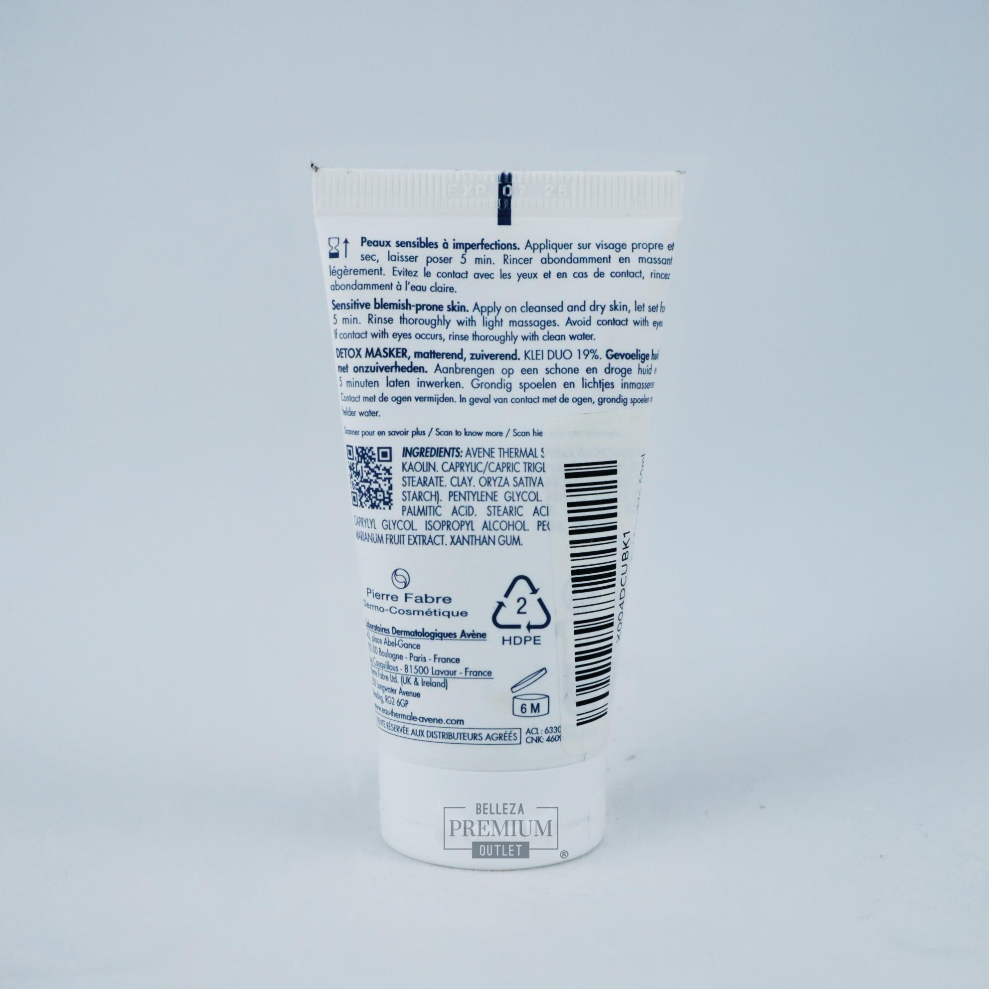 Avene Cleanance Detox MASK 50ml – Purifica, Renueva y Embellece tu Piel en Minutos