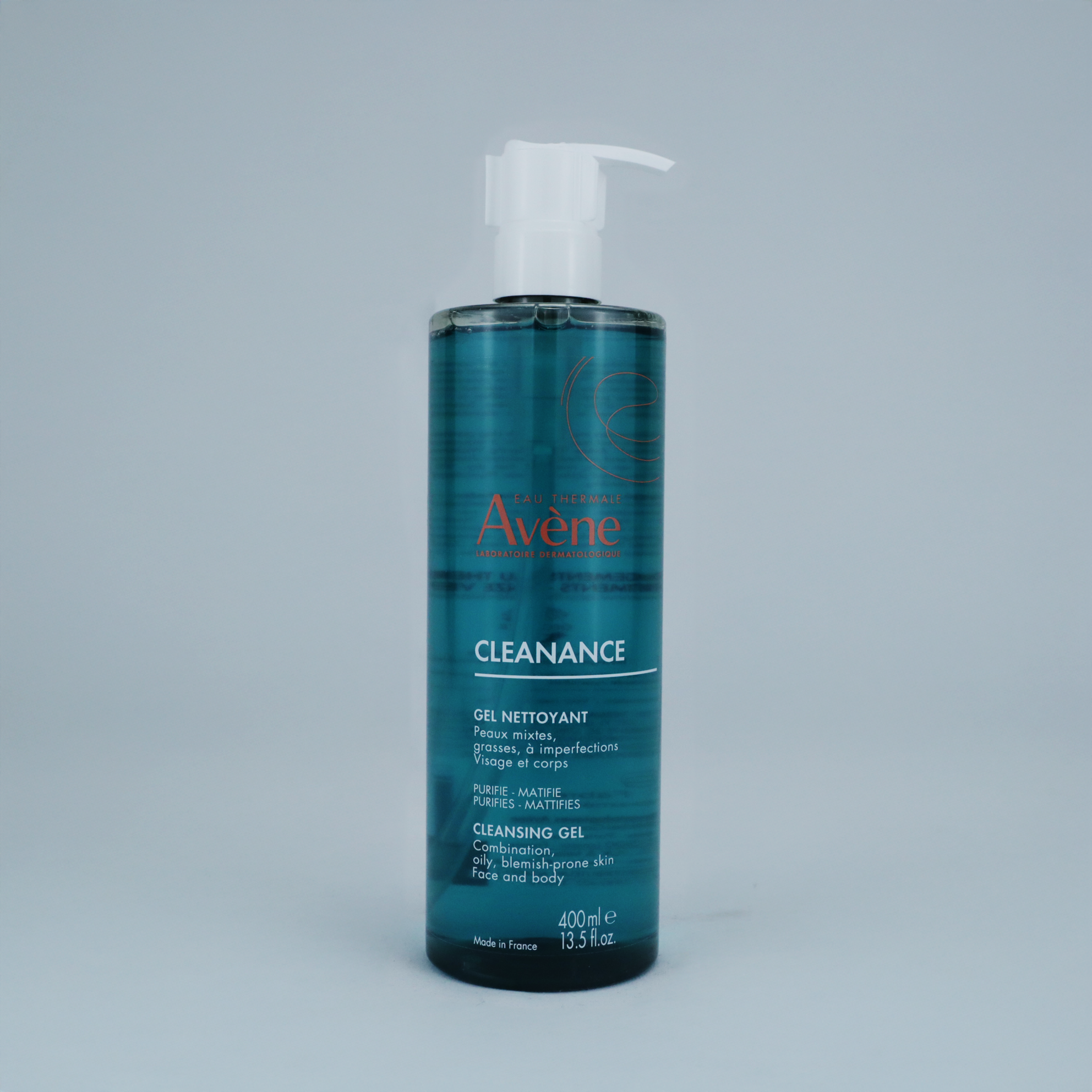 Avene Cleanance Gel Nettoyant 400ml – Limpieza Efectiva y Suave en Formato Familiar