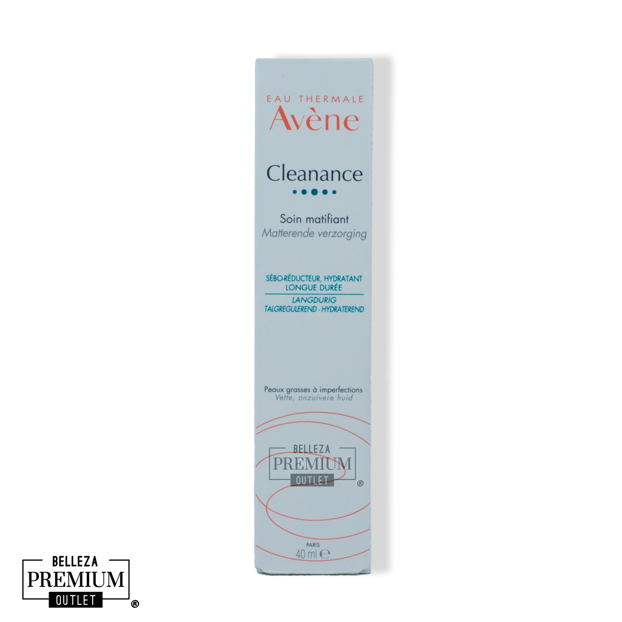 Avene Cleanance Soin Matifiant 40ml – Hidratación Inteligente con Efecto Mate Todo el Día