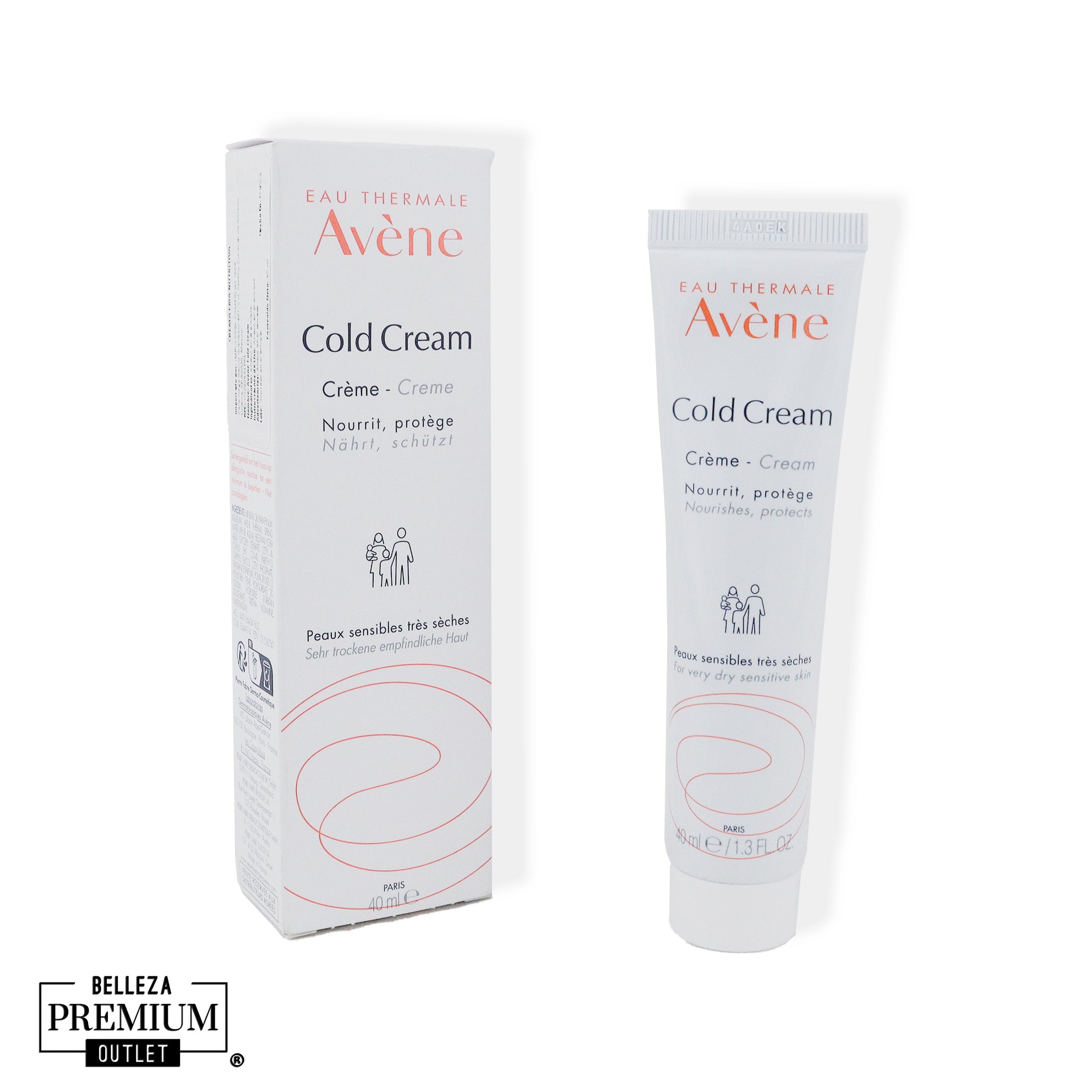 Avène Cold Cream 40ml – Nutrición y Defensa para Piel Muy Seca y Sensible