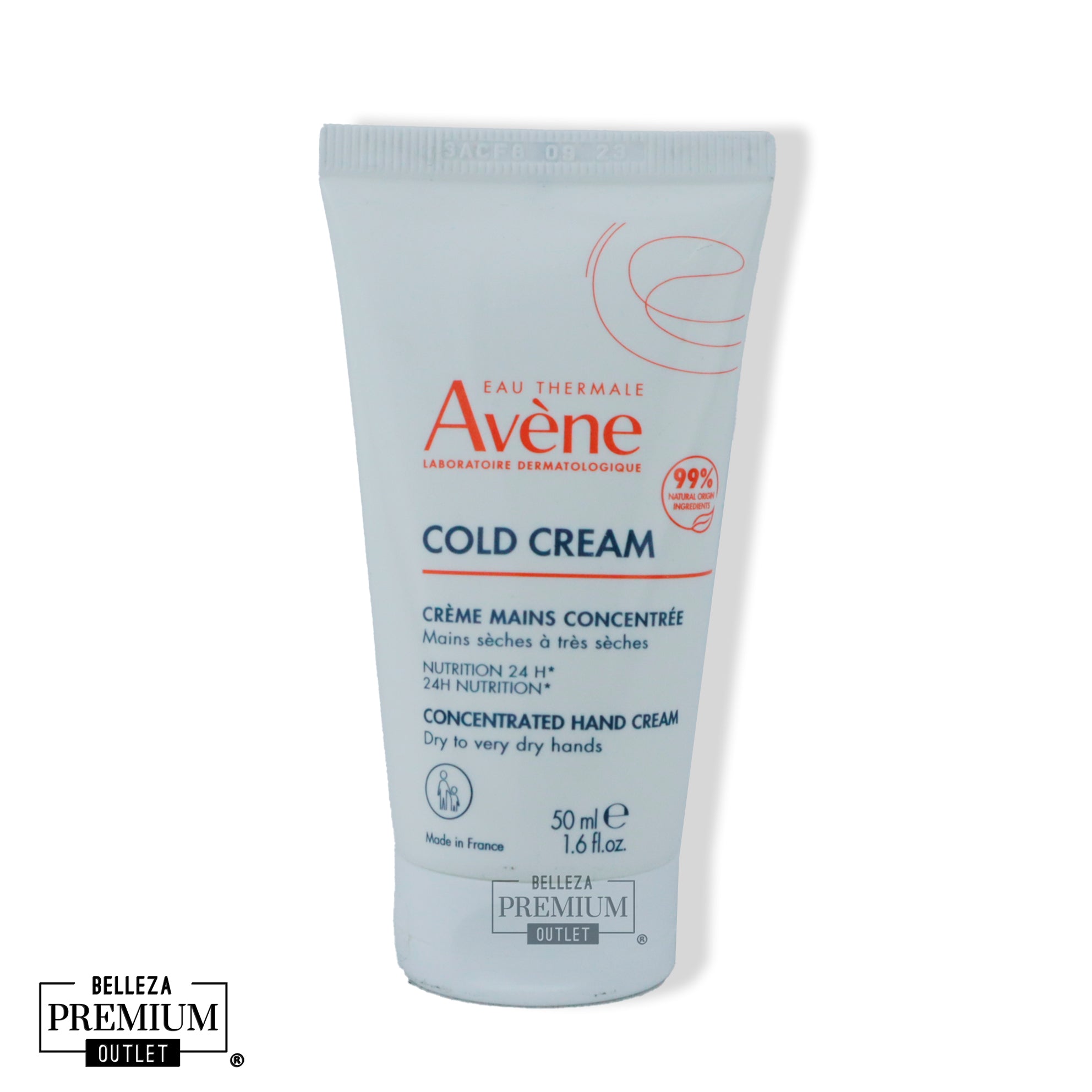 Avene Cold Cream Concentrated Hand Cream 50ml – Reparación Intensa para Manos Secas y Agrietadas