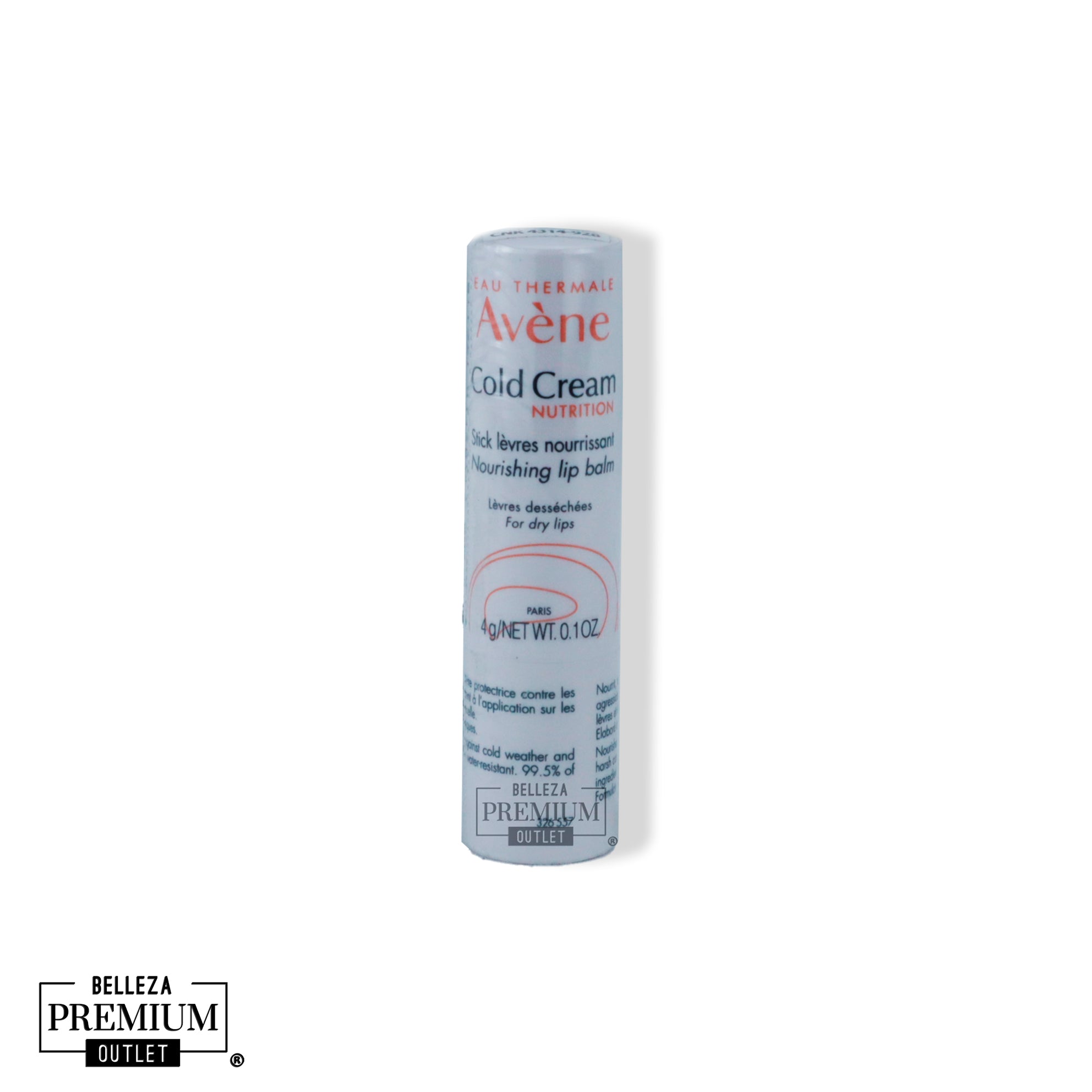Avene Cold Cream Nutrition Nourishing Lip Balm 4g – Protección y Suavidad para Tus Labios Todo el Día