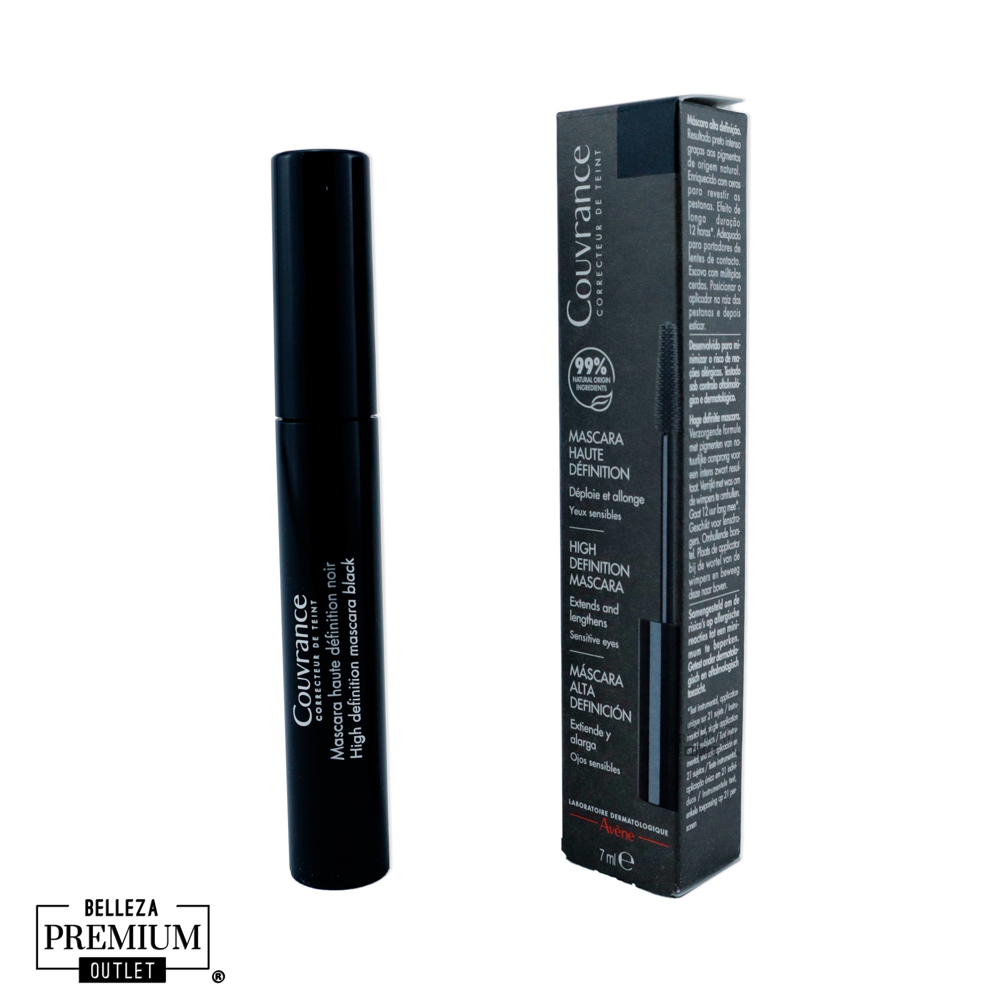 Avene Couvrance Mascara Negro 7ml: La máscara infalible que no irrita ojos sensibles para unas pestañas voluminosas y largas