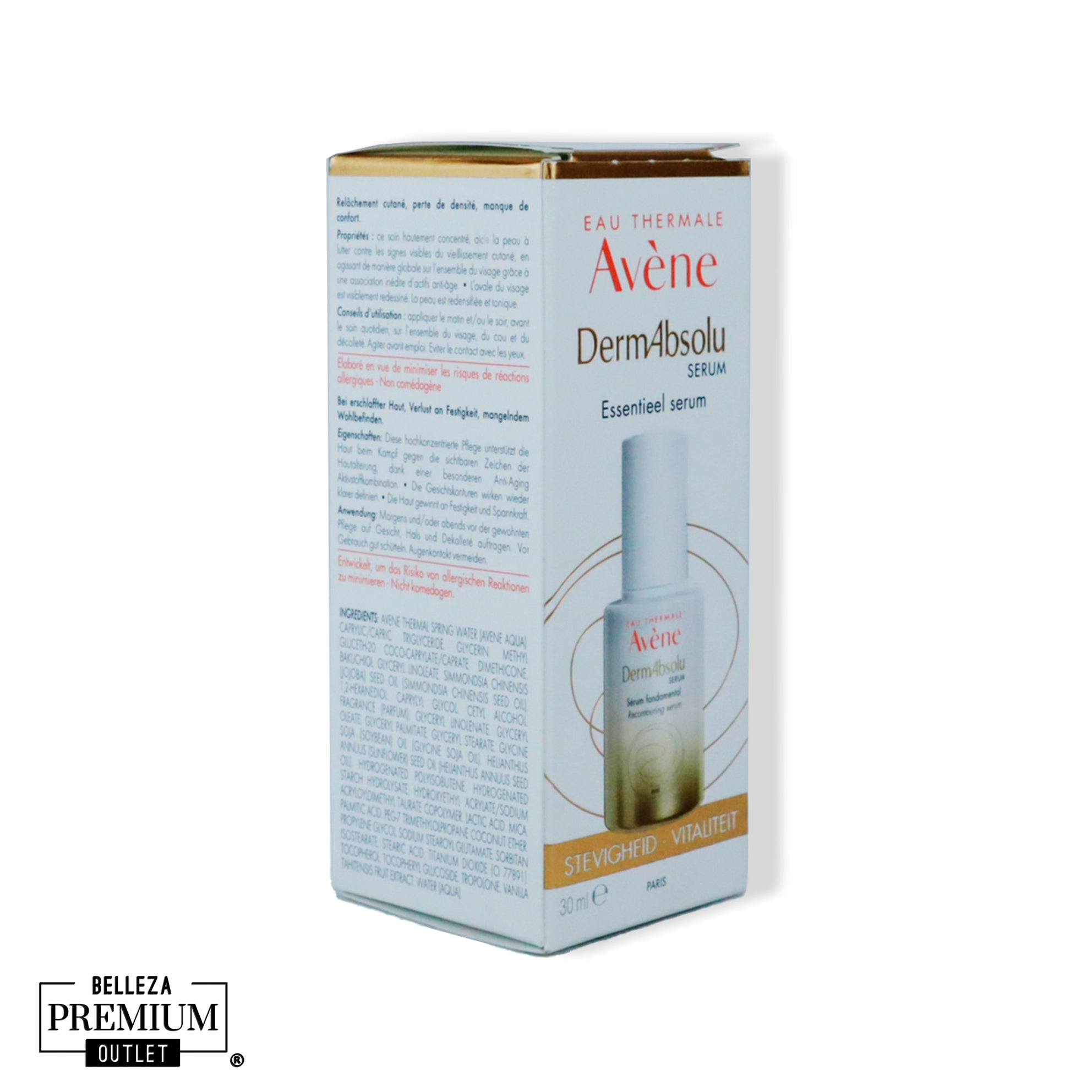 Avene Dermabsolu SERUM 30ml: Tratamiento para pieles maduras, perfecto para una piel más reafirmada y regenerada.