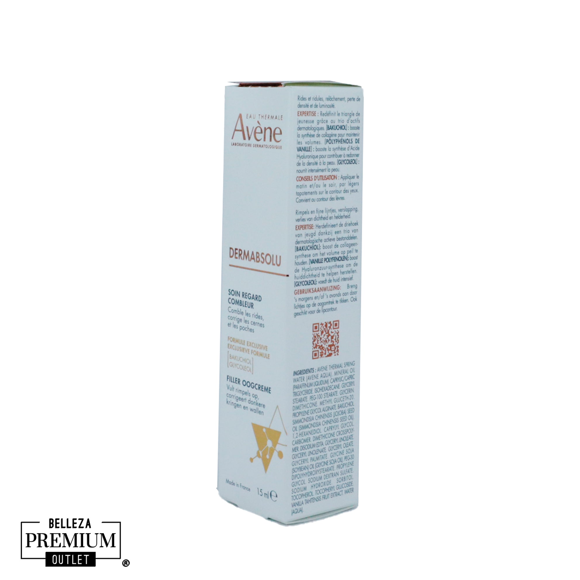 Avène DermAbsolu Yeux 15ml – Ilumina, Alisa y Rejuvenece Tu Mirada