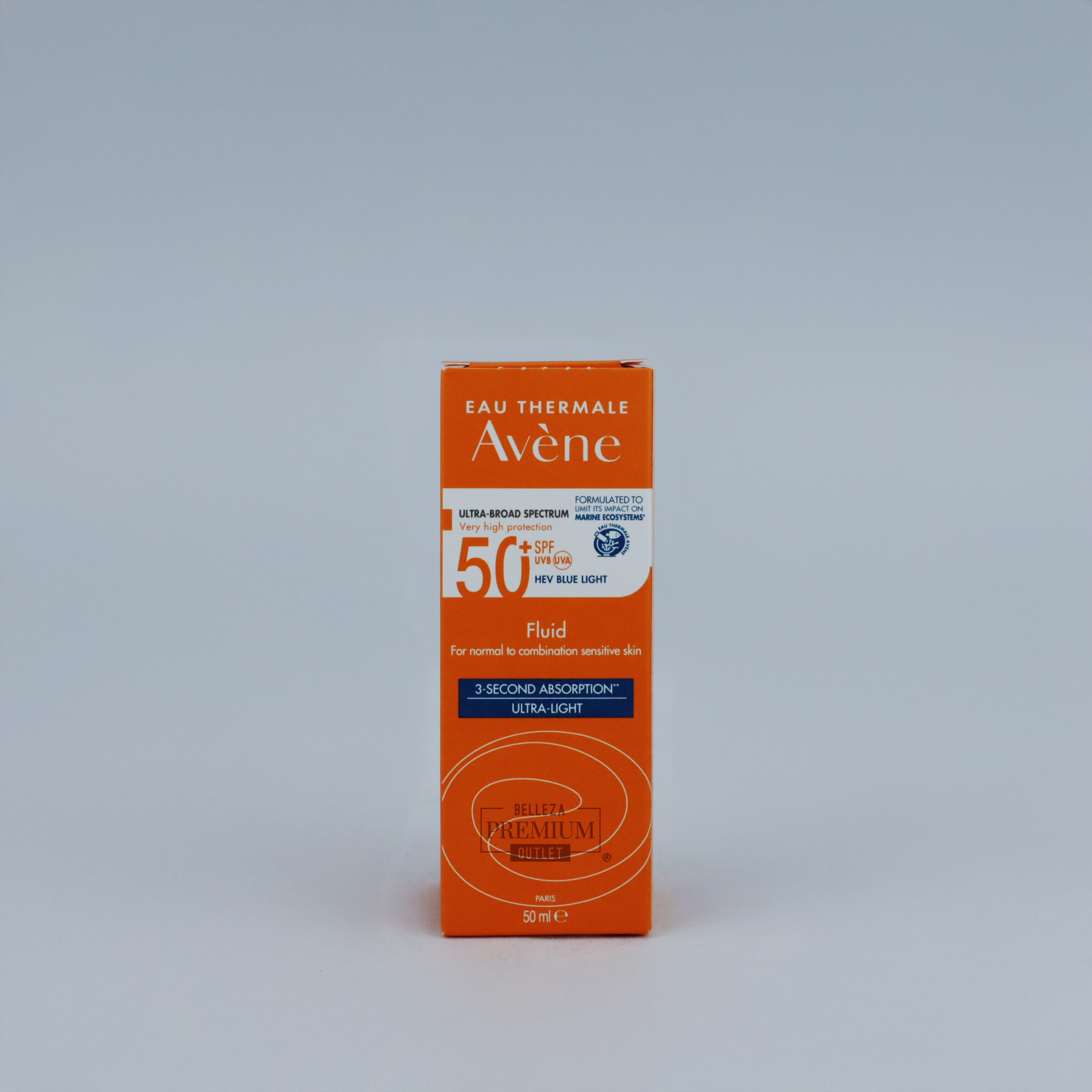 Avène Fluide SPF 50+ 50ml – Protección Solar Ligera, Alta y Confortable para Piel Sensible