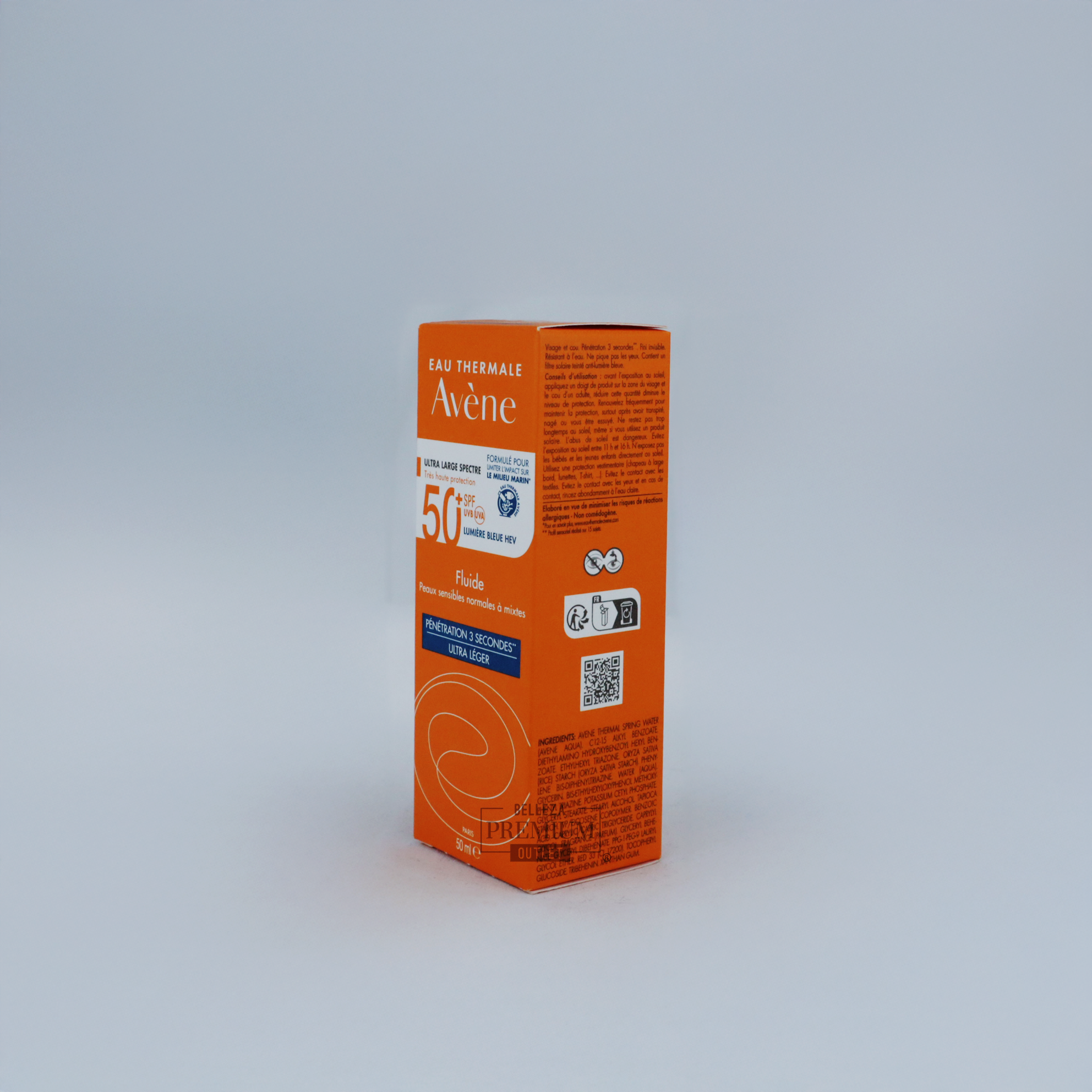 Avène Fluide SPF 50+ 50ml – Protección Solar Ligera, Alta y Confortable para Piel Sensible