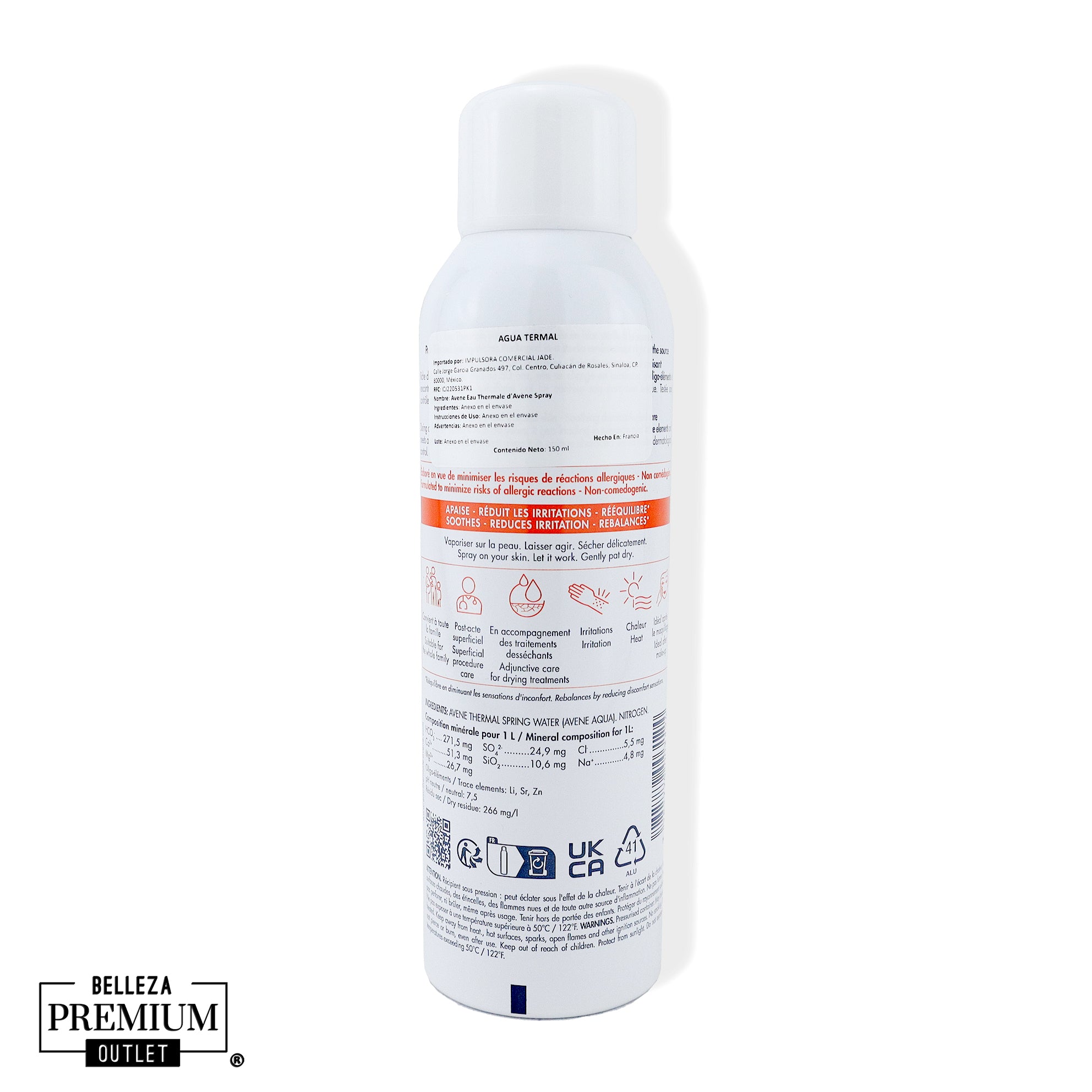 Avène Eau Thermale d’Avène Spray 150ml – Agua Termal Calmante y Suavizante