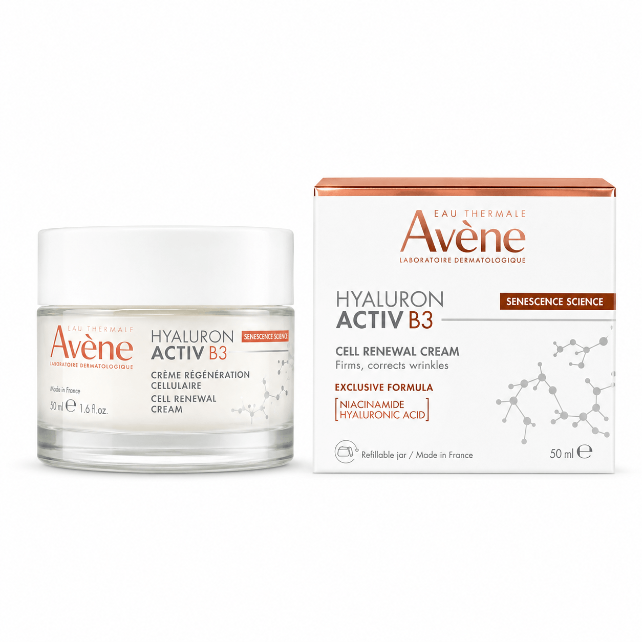 Avène Hyaluron Activ B3-Crema de Renovación Celular 50 ml