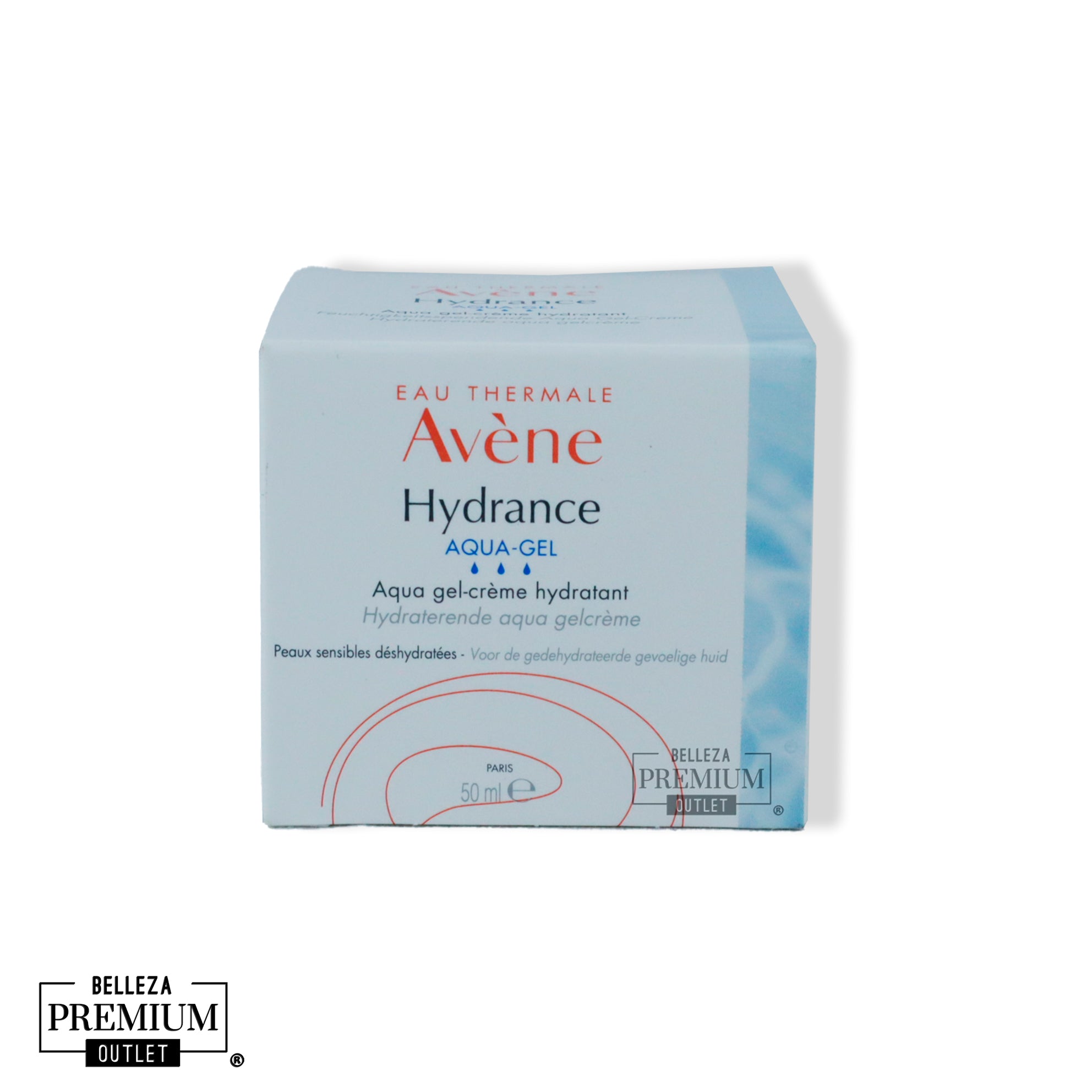 Avène Hydrance Aqua-Gel 50ml – Hidratación Intensa 3 en 1 para una Piel Fresca, Suave y Radiante