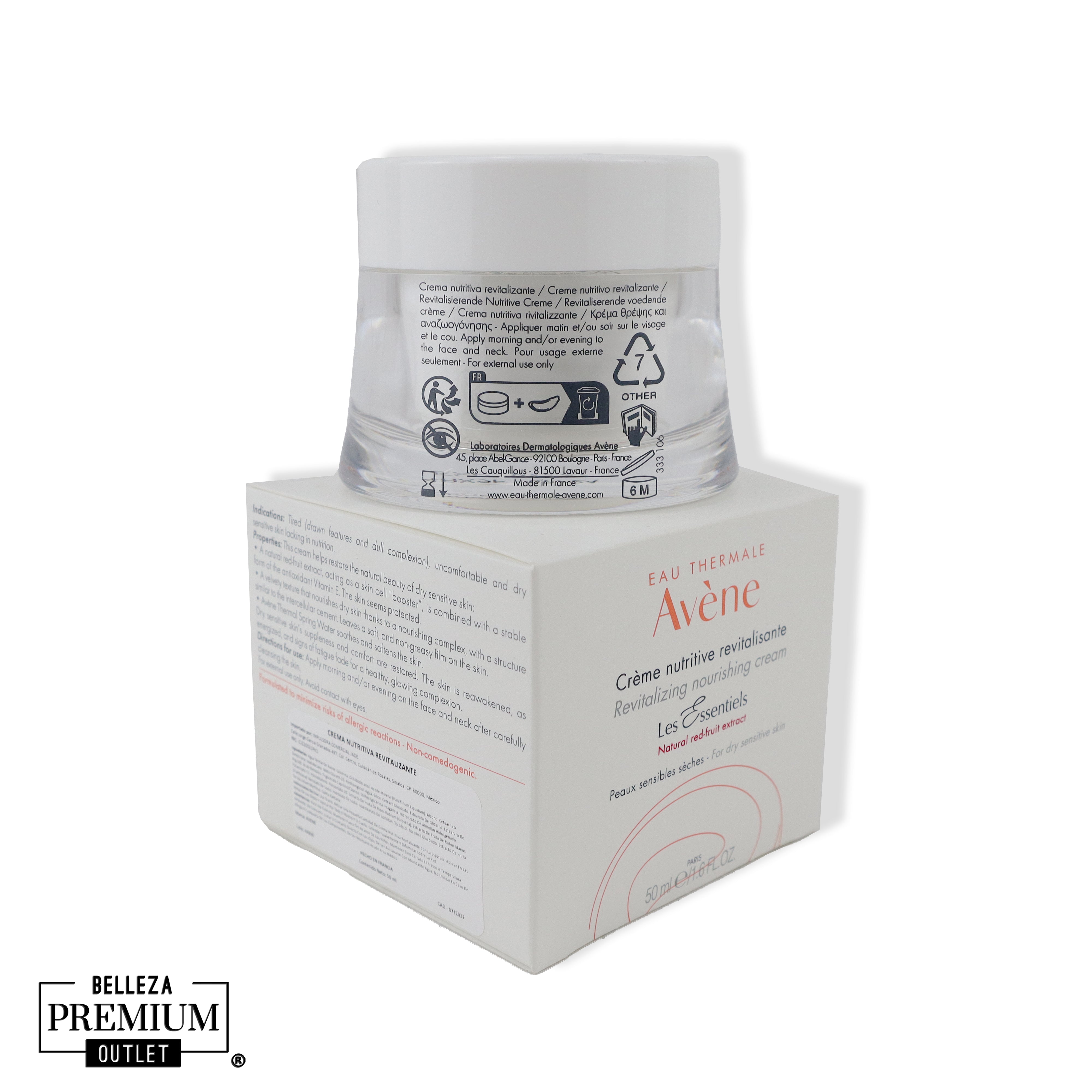 Avene Les Essentials Creme Nutritive Riche 50ml