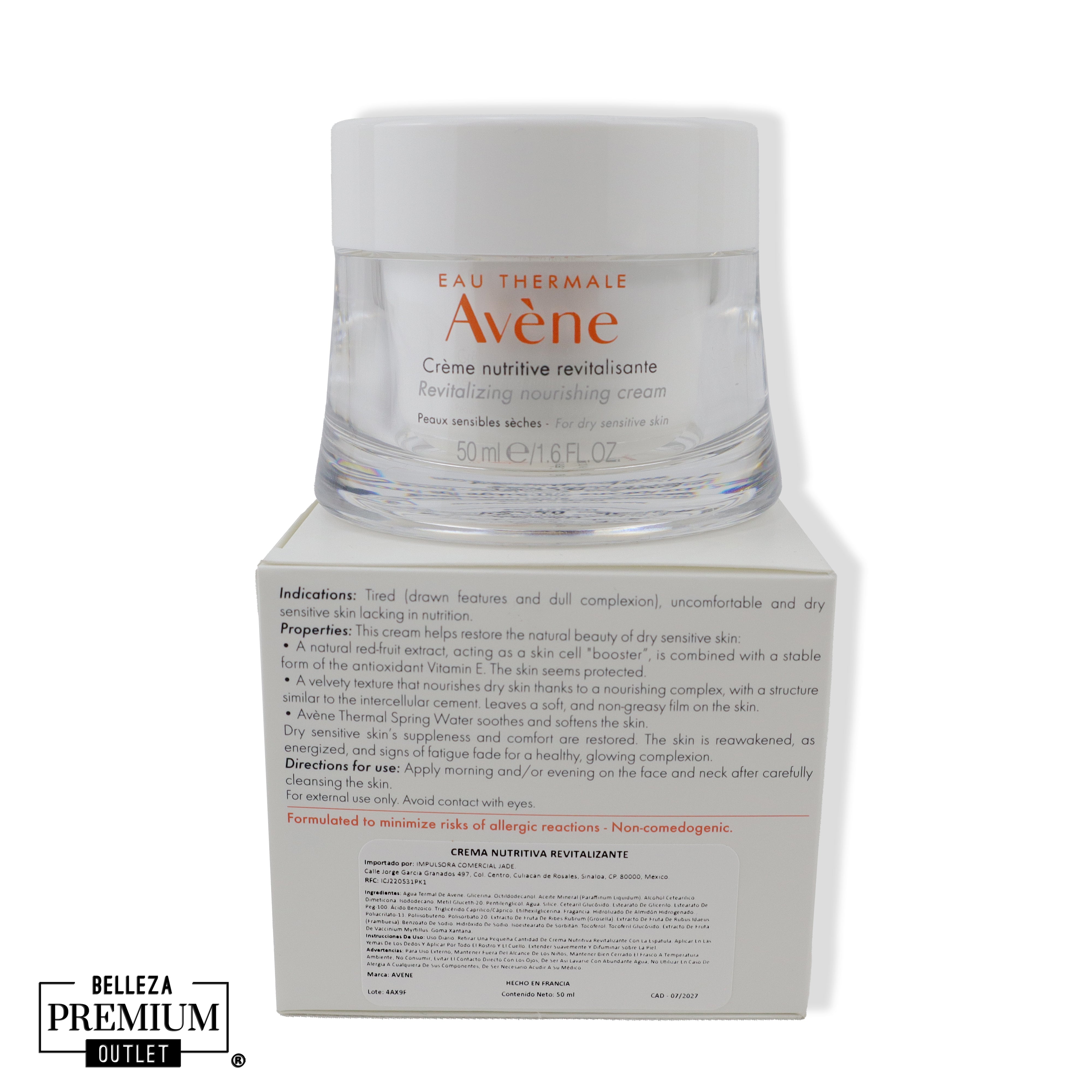 Avene Les Essentials Creme Nutritive Riche 50ml