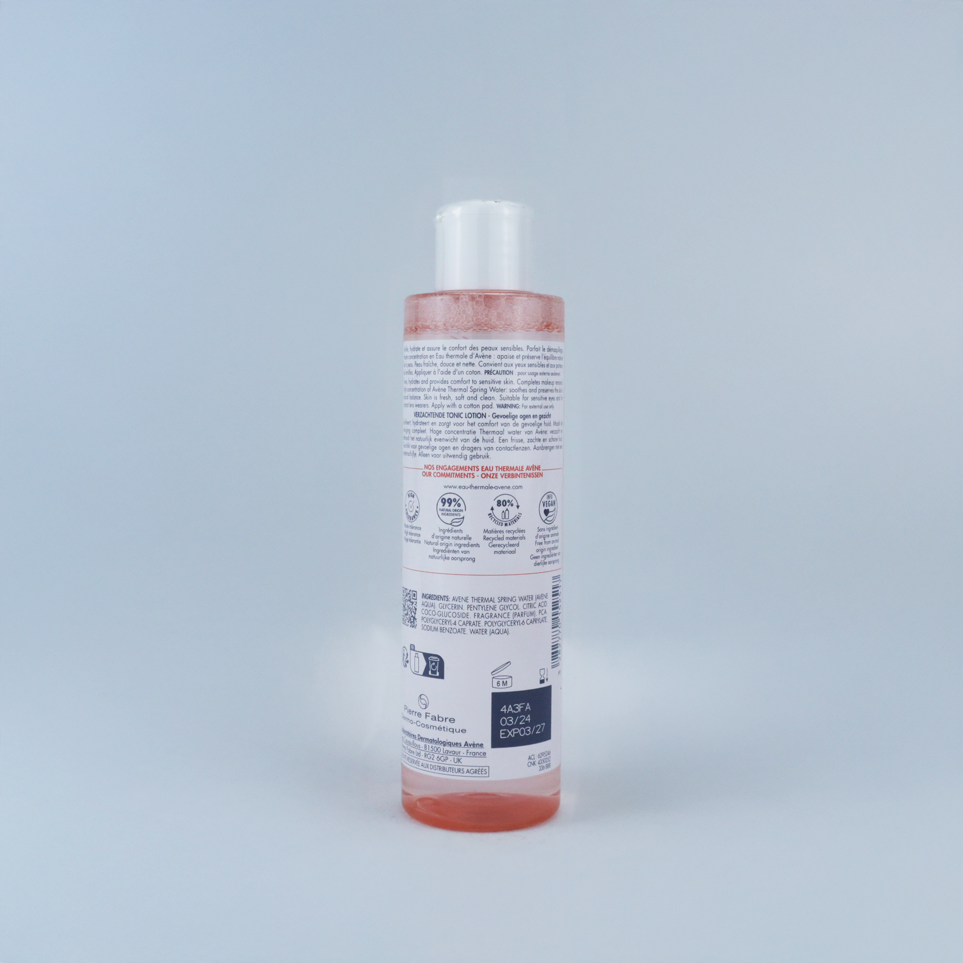 Avène Loción Tónica para Pieles Sensibles 200ml – Refresca, Calma y Prepara Tu Piel con Delicadeza