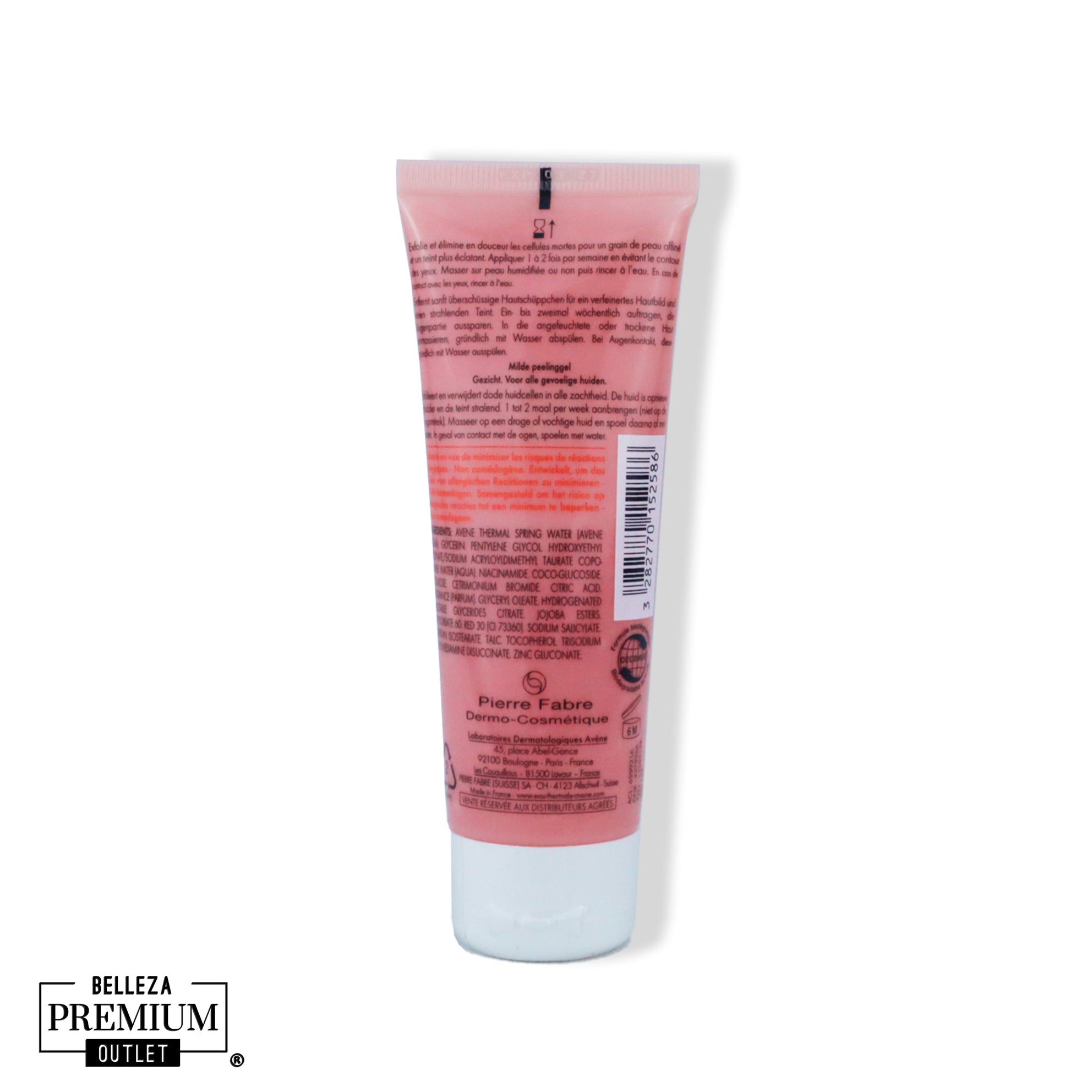 Avène Gel Exfoliante Suave 75ml – Renovación Delicada para una Piel Más Lisa, Limpia y Radiante