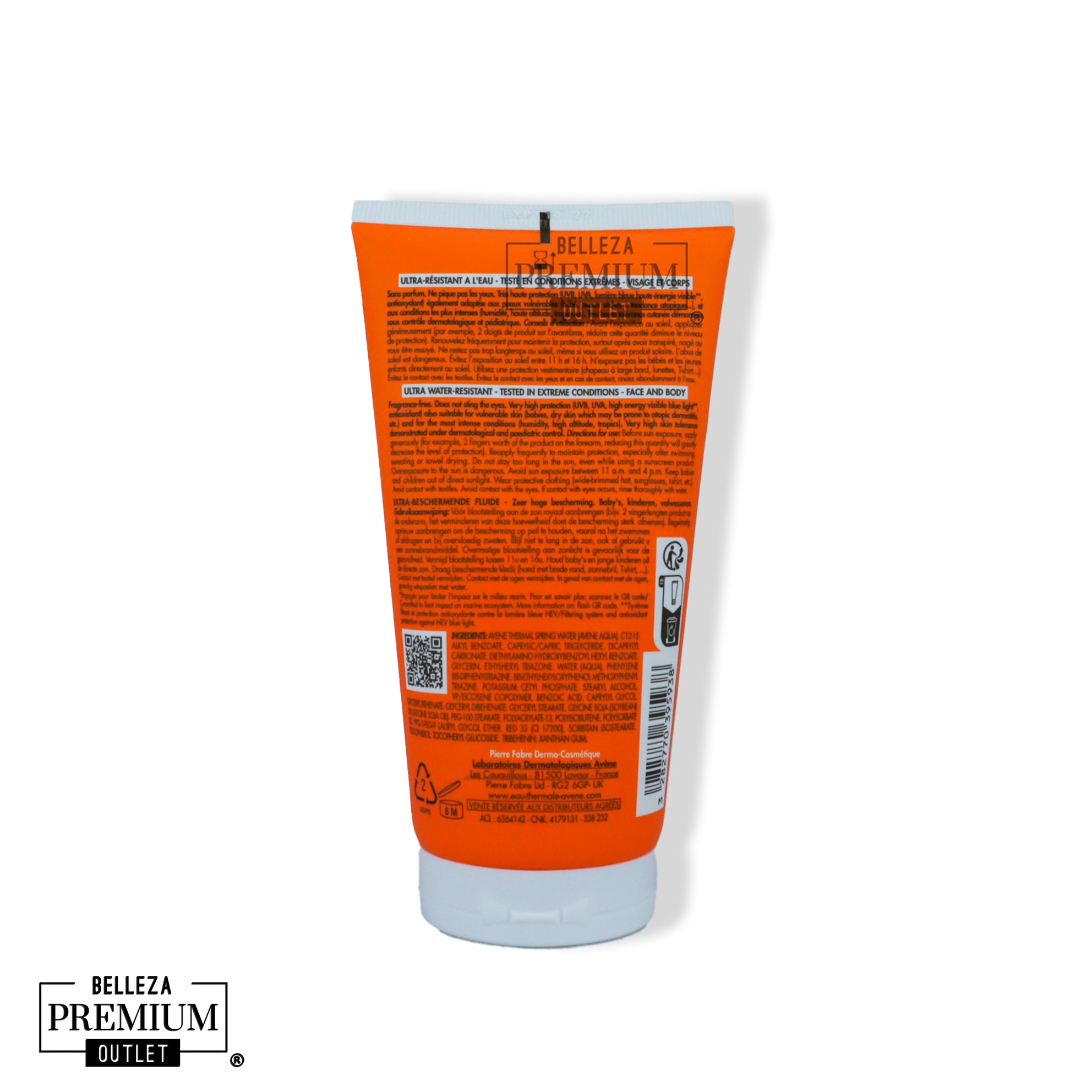 Avène Intense Protect SPF 50+ 150ml – Protección Solar Ultra-Amplia, Segura y Respetuosa con la Piel y el Planeta