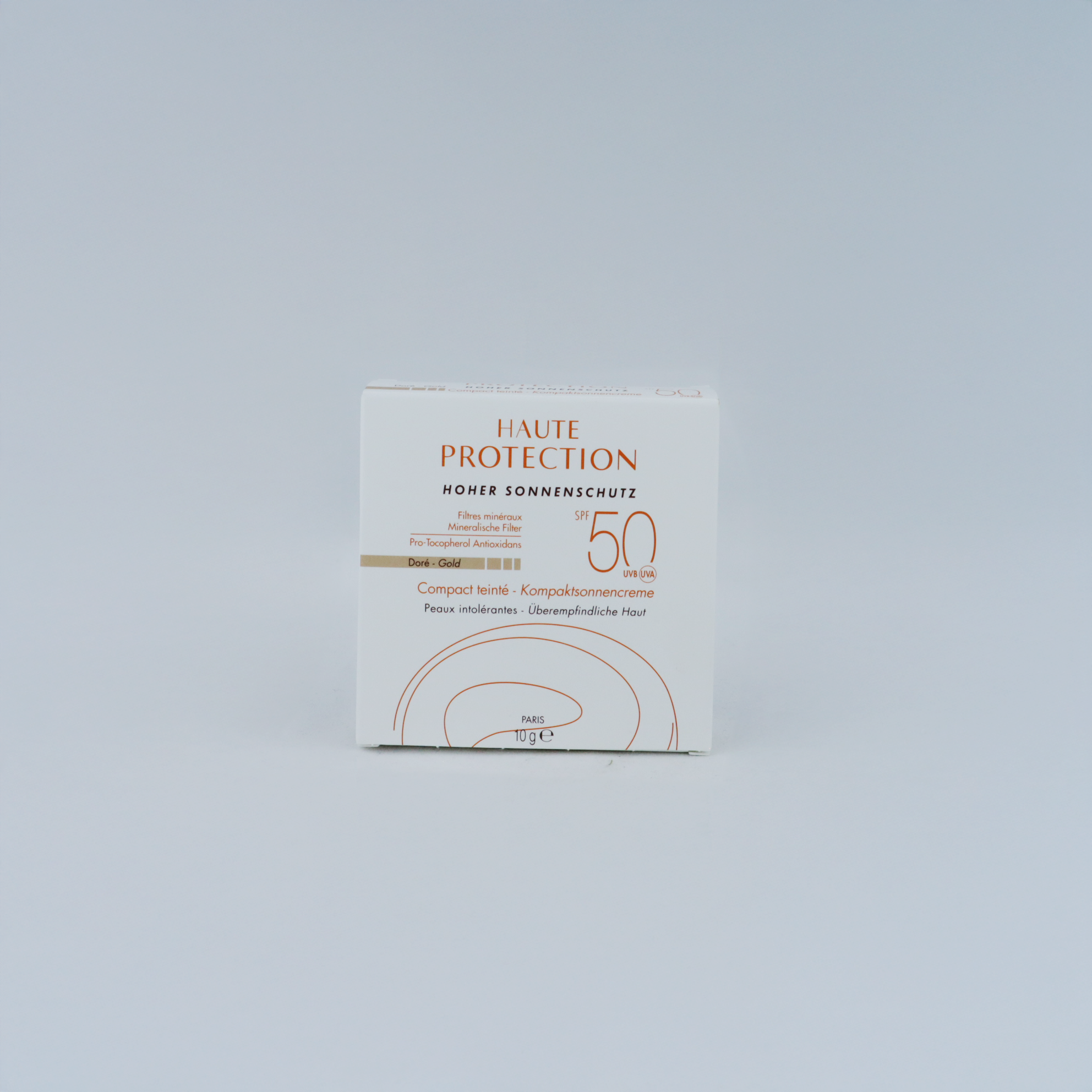 Avène Compacto con Color SPF 50 Tono Golden 10g – Protección Solar y Belleza en un Solo Paso