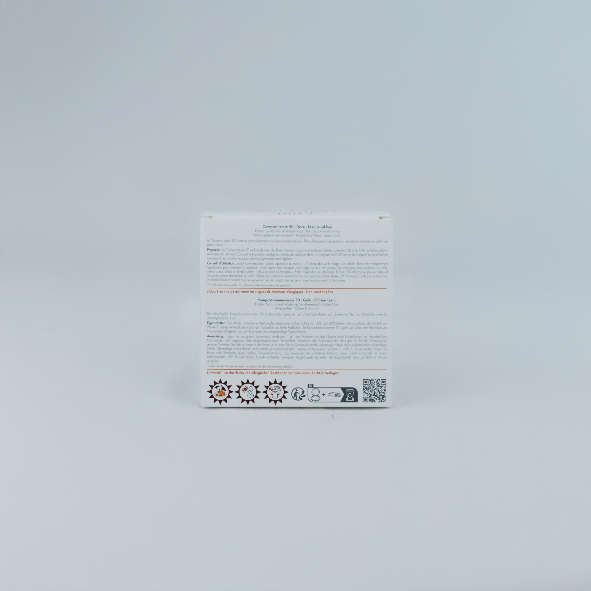Avène Compacto con Color SPF 50 Tono Golden 10g – Protección Solar y Belleza en un Solo Paso