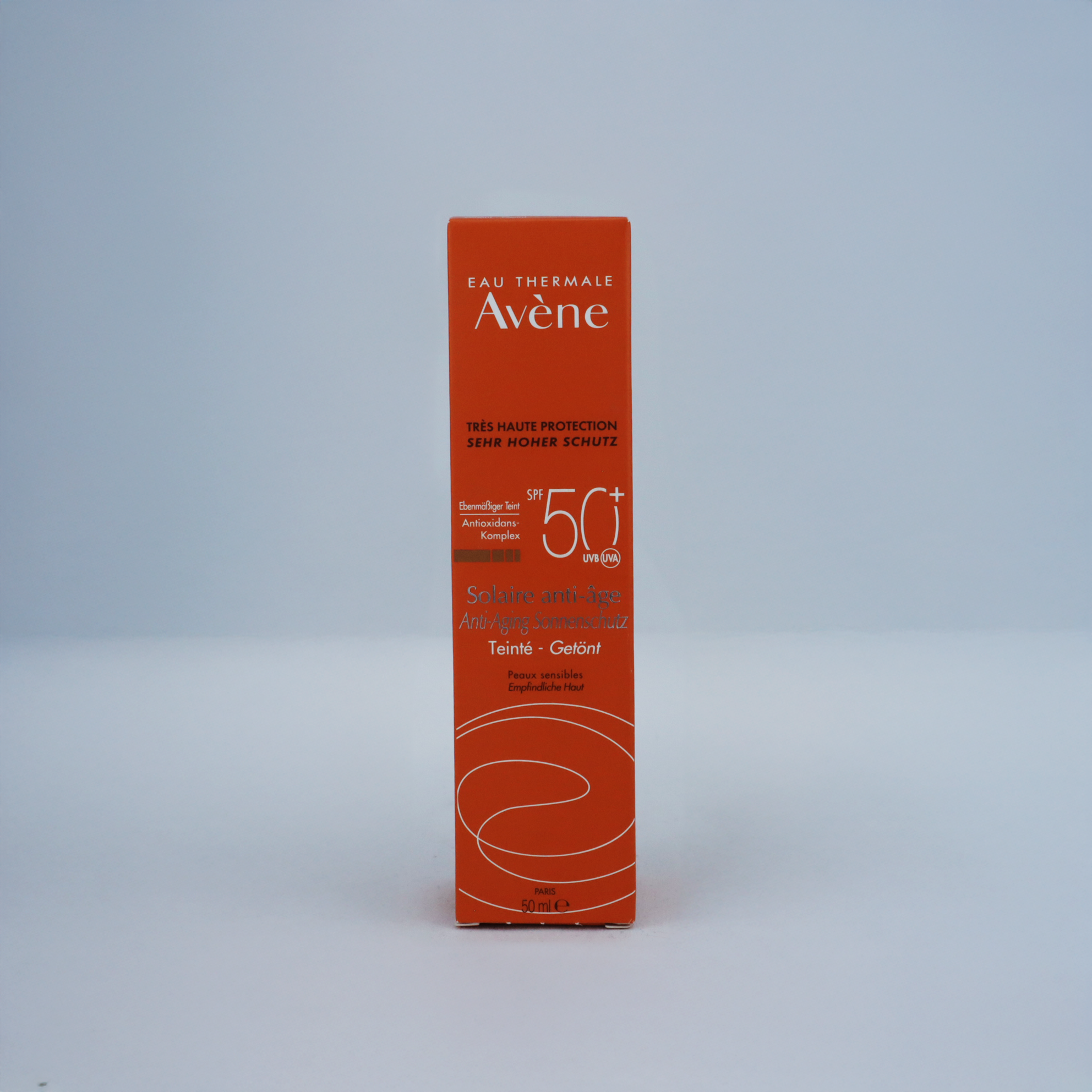 Avène Crème Anti-Aging con Color SPF 50+ 50ml – Protección Solar y Cuidado Antiedad con Toque de Color