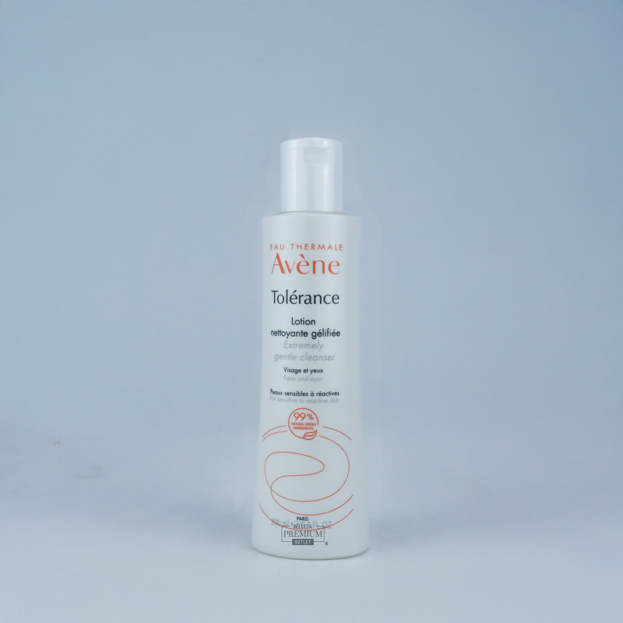 Avène Tolérance Loción Limpiadora en Gel 200ml – Limpieza Ultra-Suave para Pieles Sensibles y Reactivas