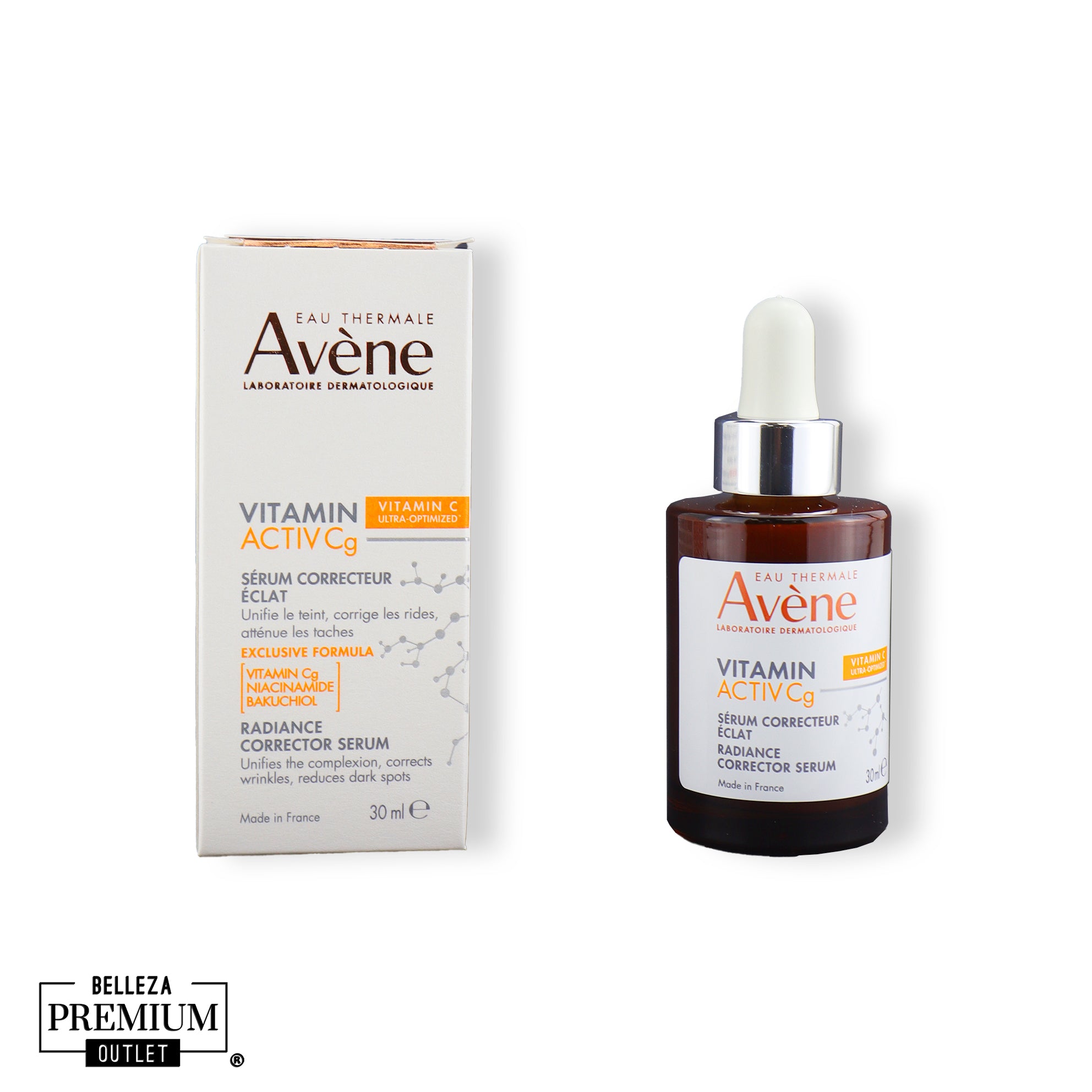 Avène Vitamin Activ Cg Sérum – Luminosidad Renovada, Corrección Antiedad y Piel Visiblemente Más Firme